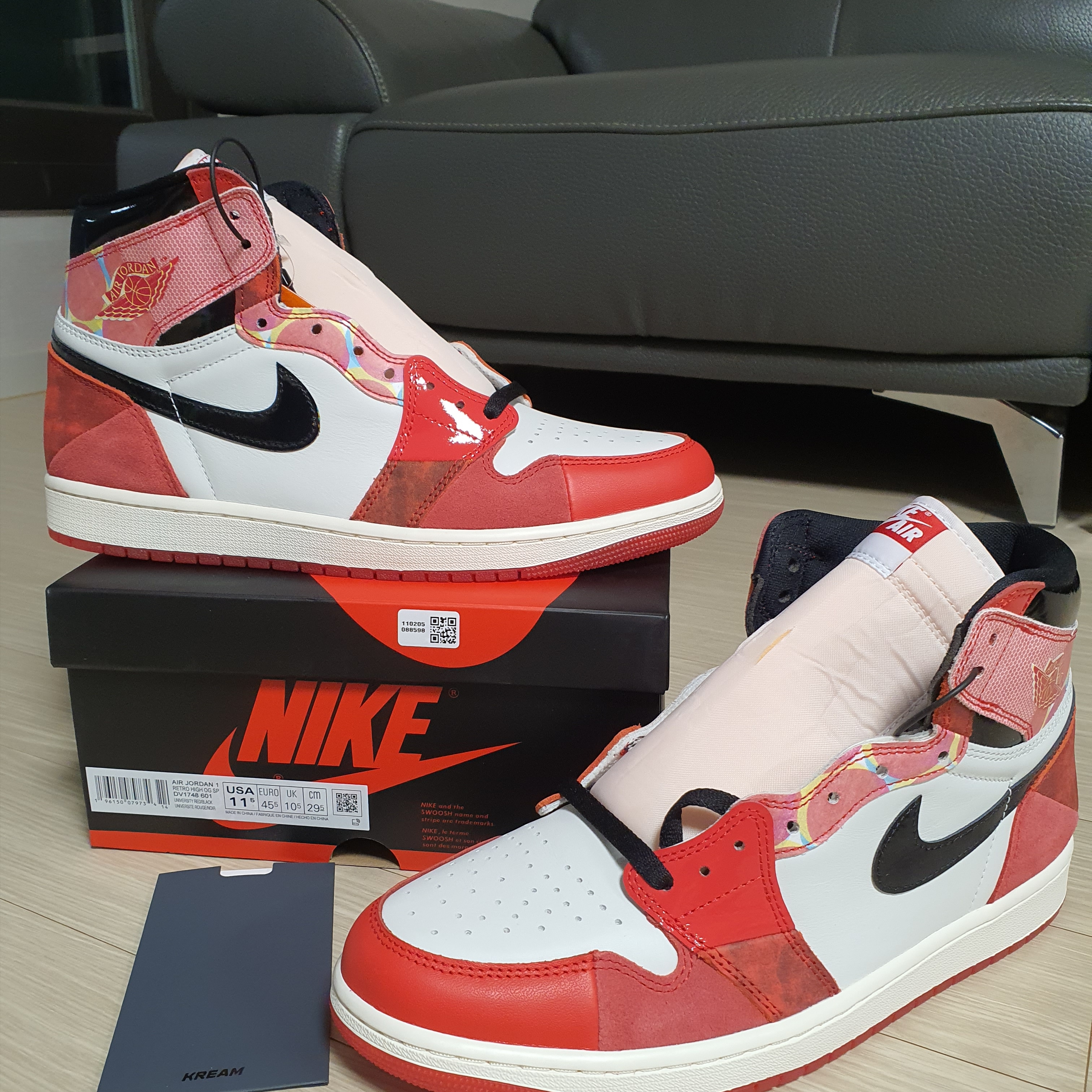 Jordan 1 Retro High Spider-Man Next Chapter 착용 스타일