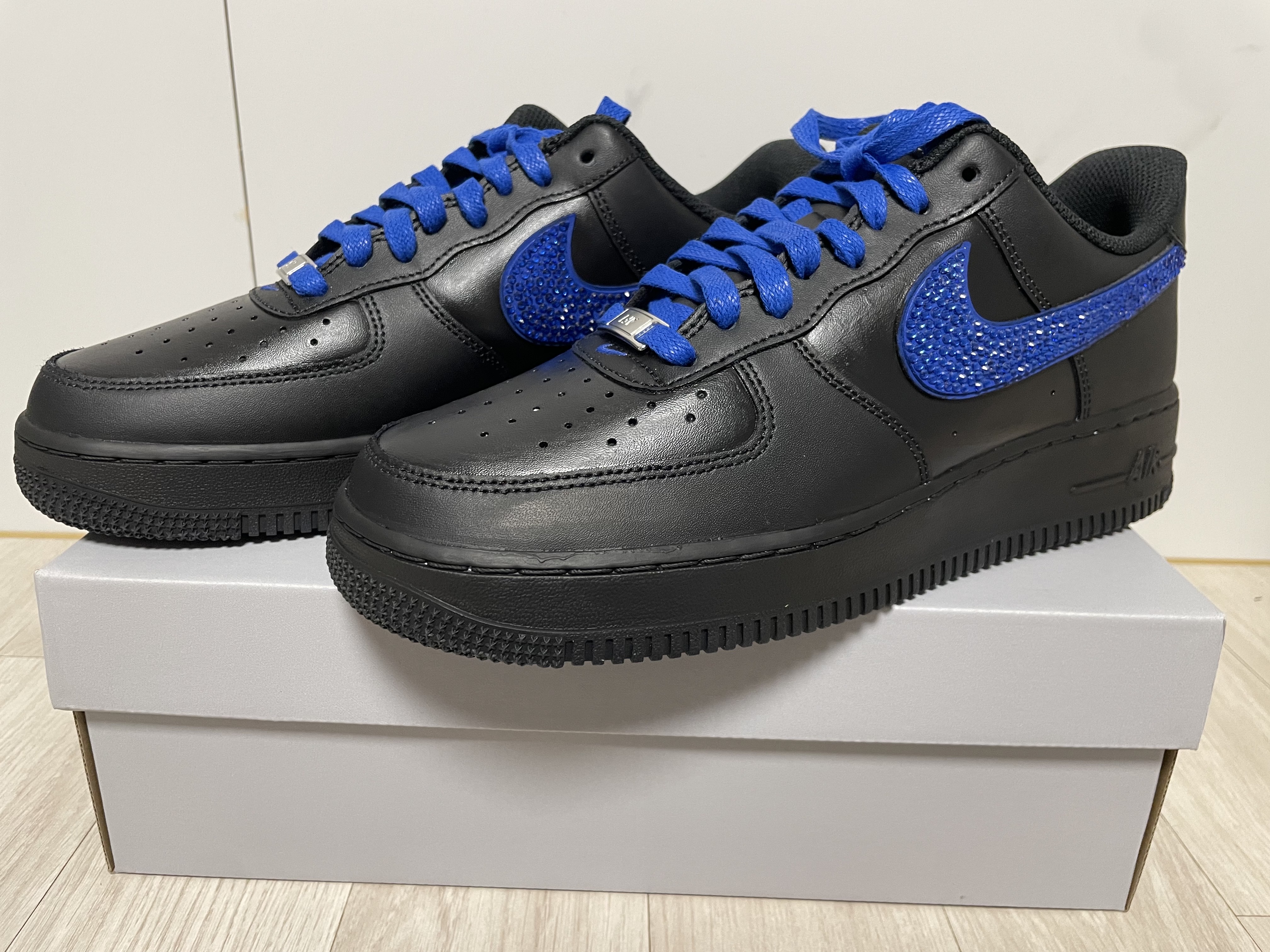 Nike Air Force 1 '07 Black White 착용 스타일