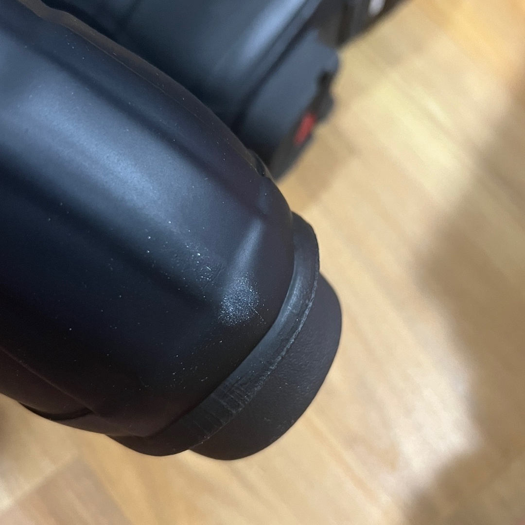 (W) 헌터 오리지널 톨 레인 부츠 블랙 착용 스타일 - 1