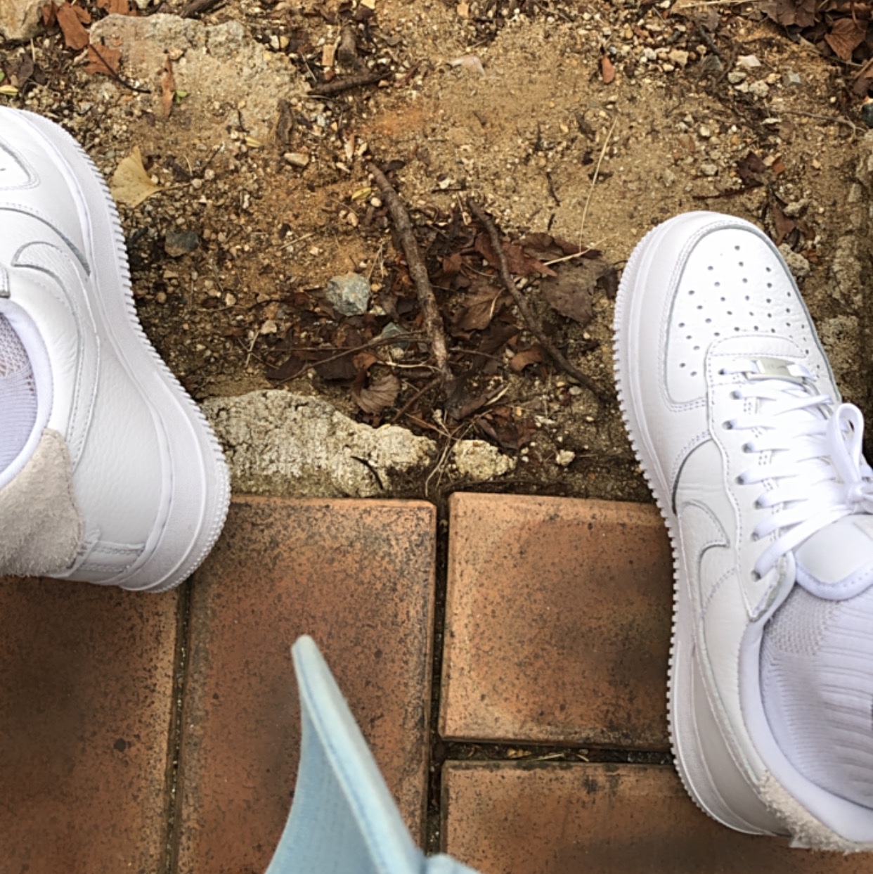 Nike Air Force 1 '07 Craft Vast Grey 착용 스타일 - 2