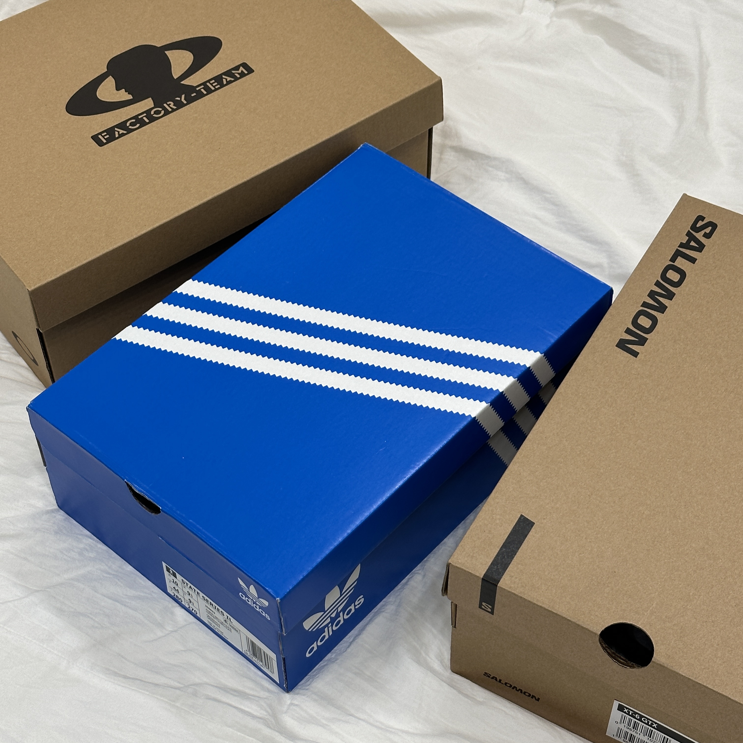 Oakley Factory Team x Brain Dead Ostrich Flesh Ivory, Adidas State Series Illinois Ambient Sky 착용 스타일 - 2