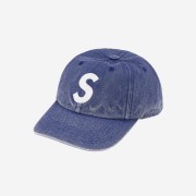 Supreme Pigment Canvas S Logo 6-Panel Navy - 23SS