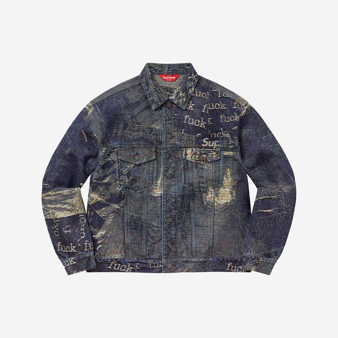 supreme 23SS Shibori Denim Trucker Jaket - アウター