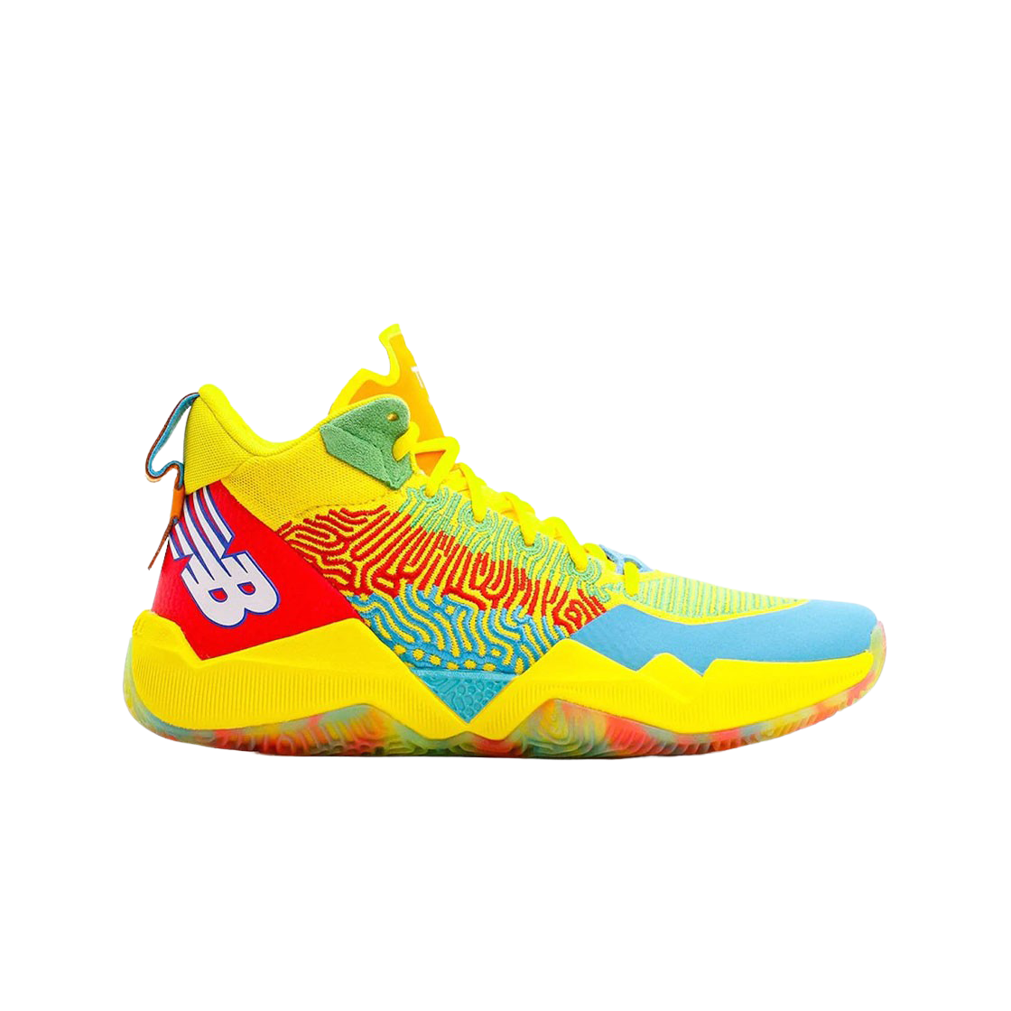 BB2WXYCB New Balance TWO WXY Yellow Teal