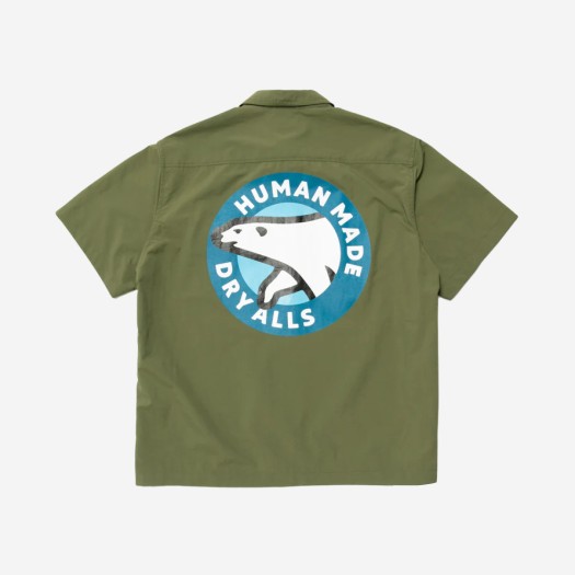 휴먼 메이드 캠핑 숏슬리브 셔츠 올리브 드랩