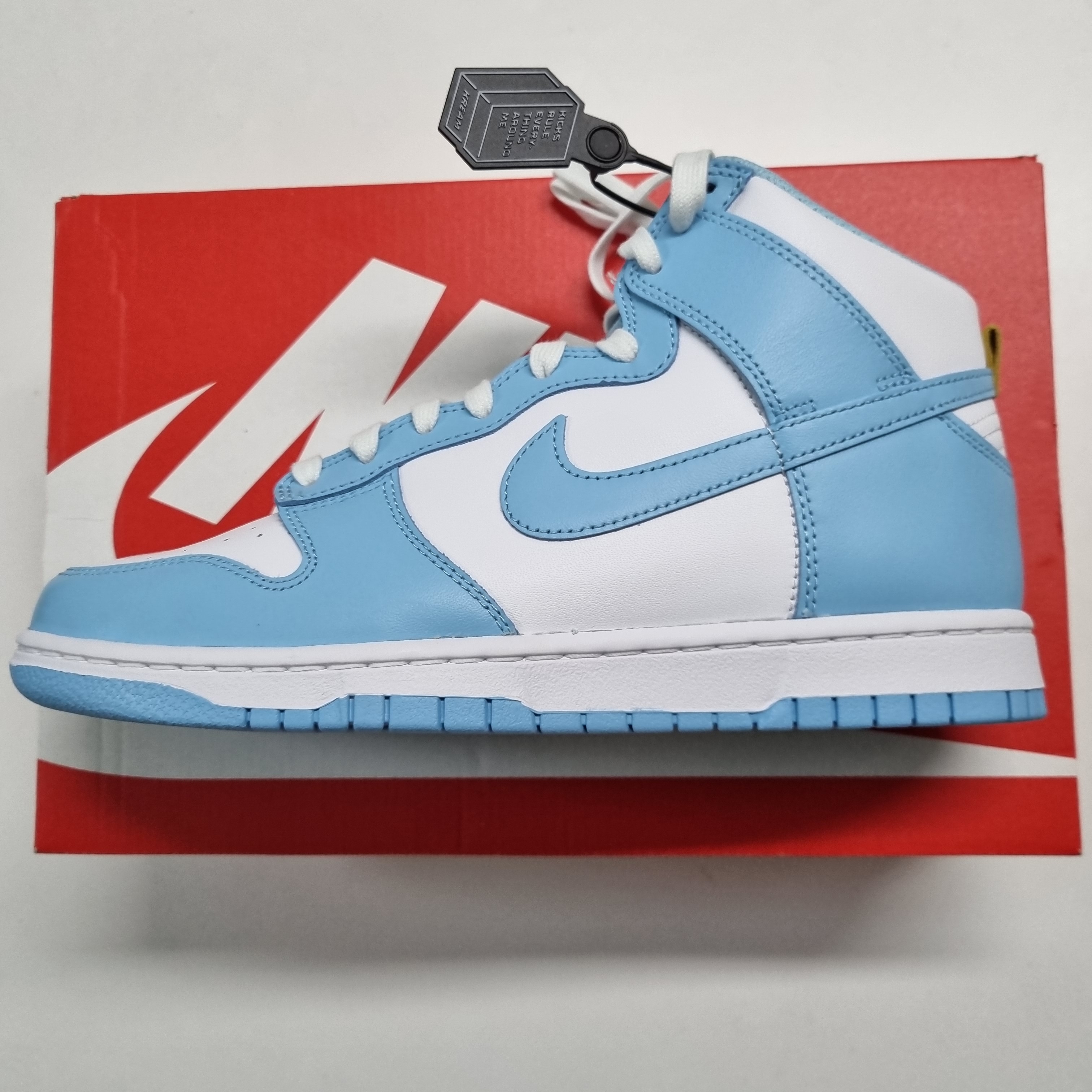 Nike Dunk High Retro Blue Chill 착용 스타일 - 1