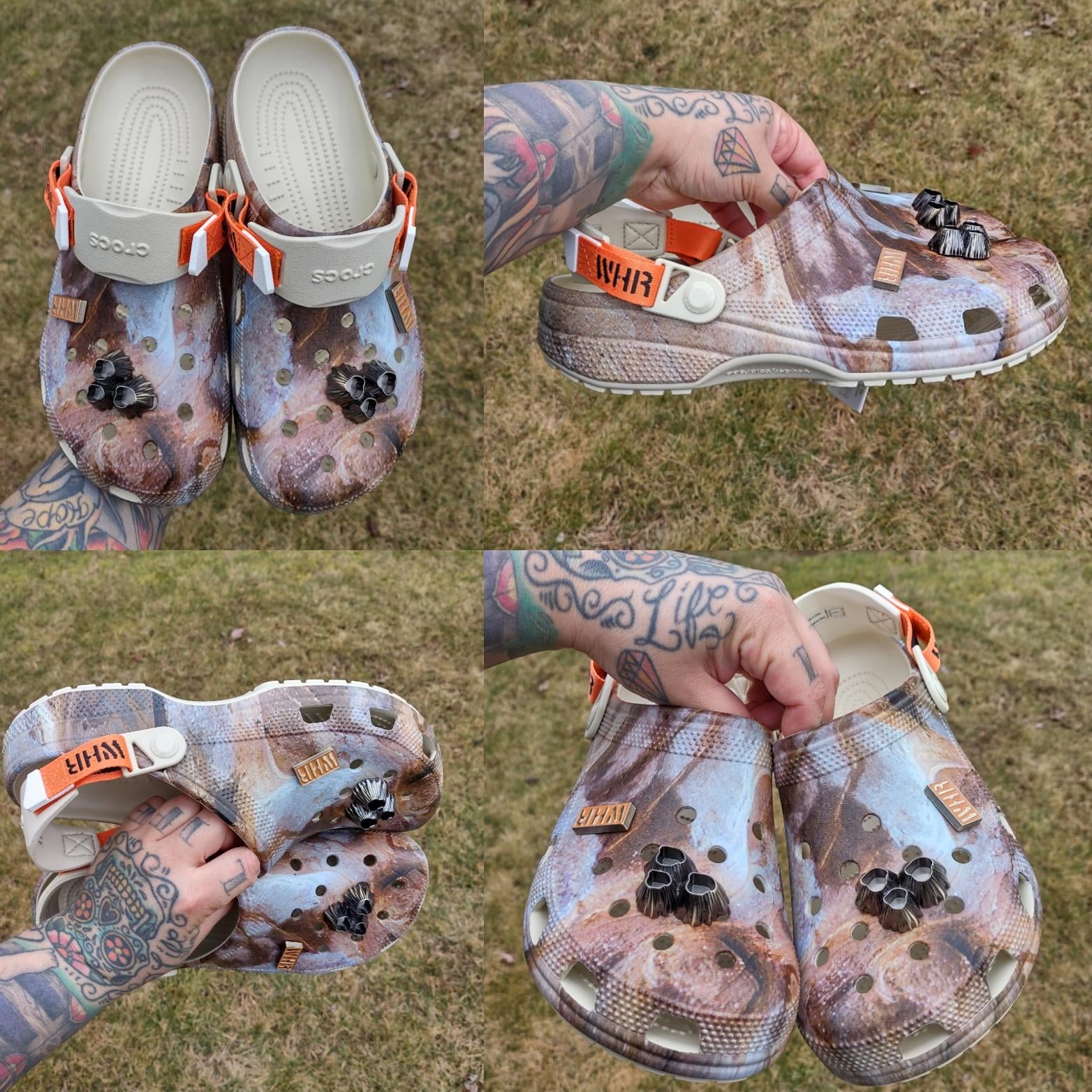 Crocs x WHR Classic Clog Walnut 착용 스타일 - 2