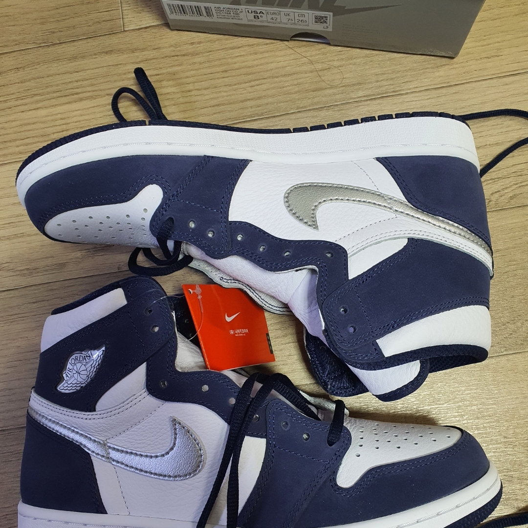 Jordan 1 Retro High OG CO.JP Midnight Navy 착용 스타일