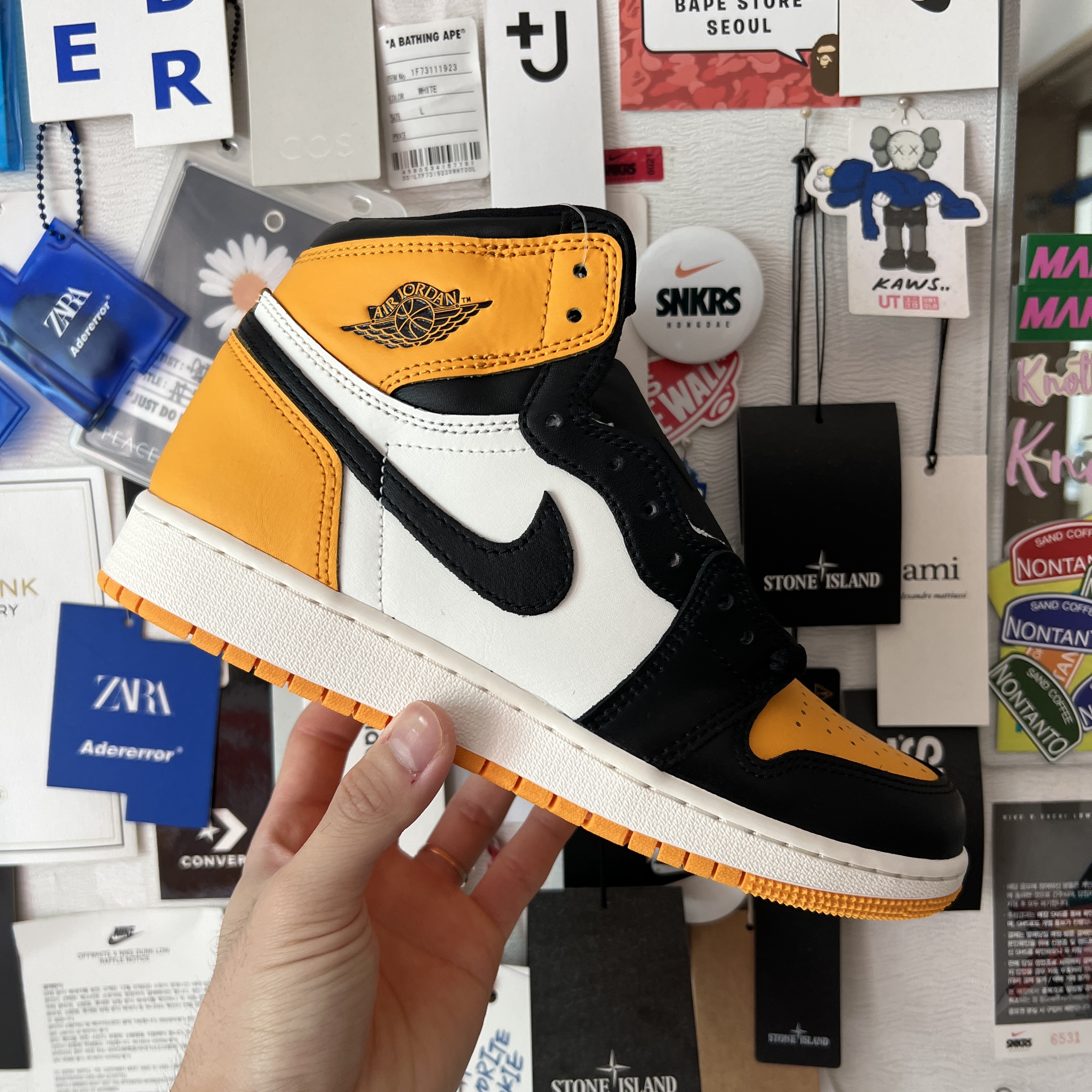 (GS) Jordan 1 Retro High OG Taxi 착용 스타일