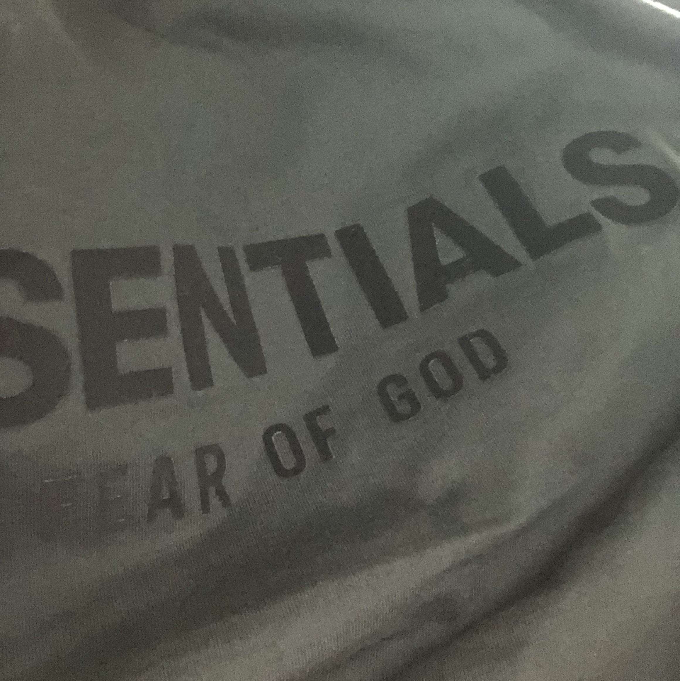 Essentials The Core Collection Long Sleeve T-Shirt Stretch Limo 착용 스타일