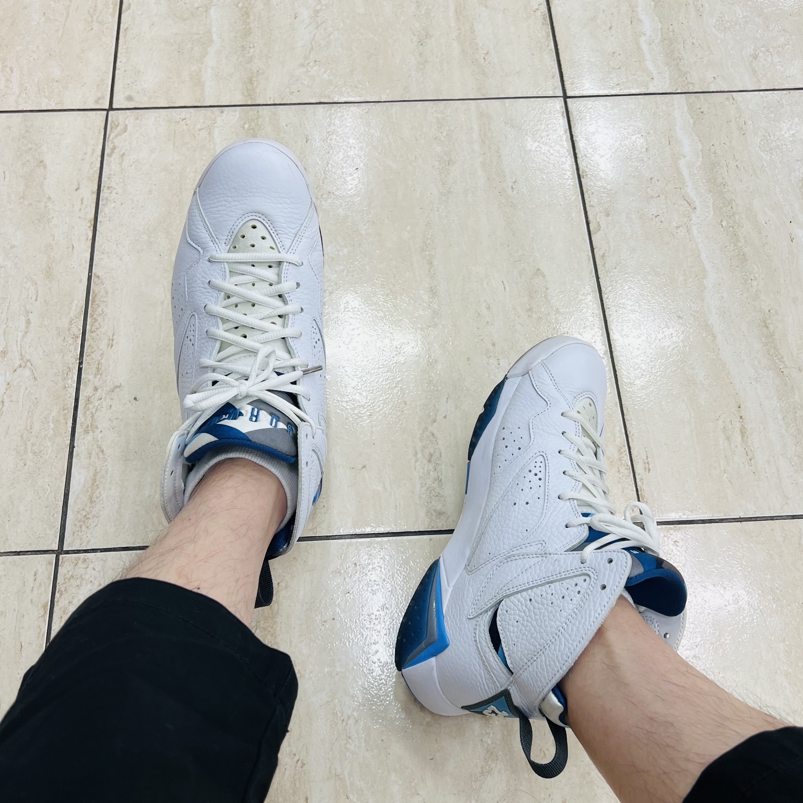 Jordan 7 Retro French Blue 2015 착용 스타일