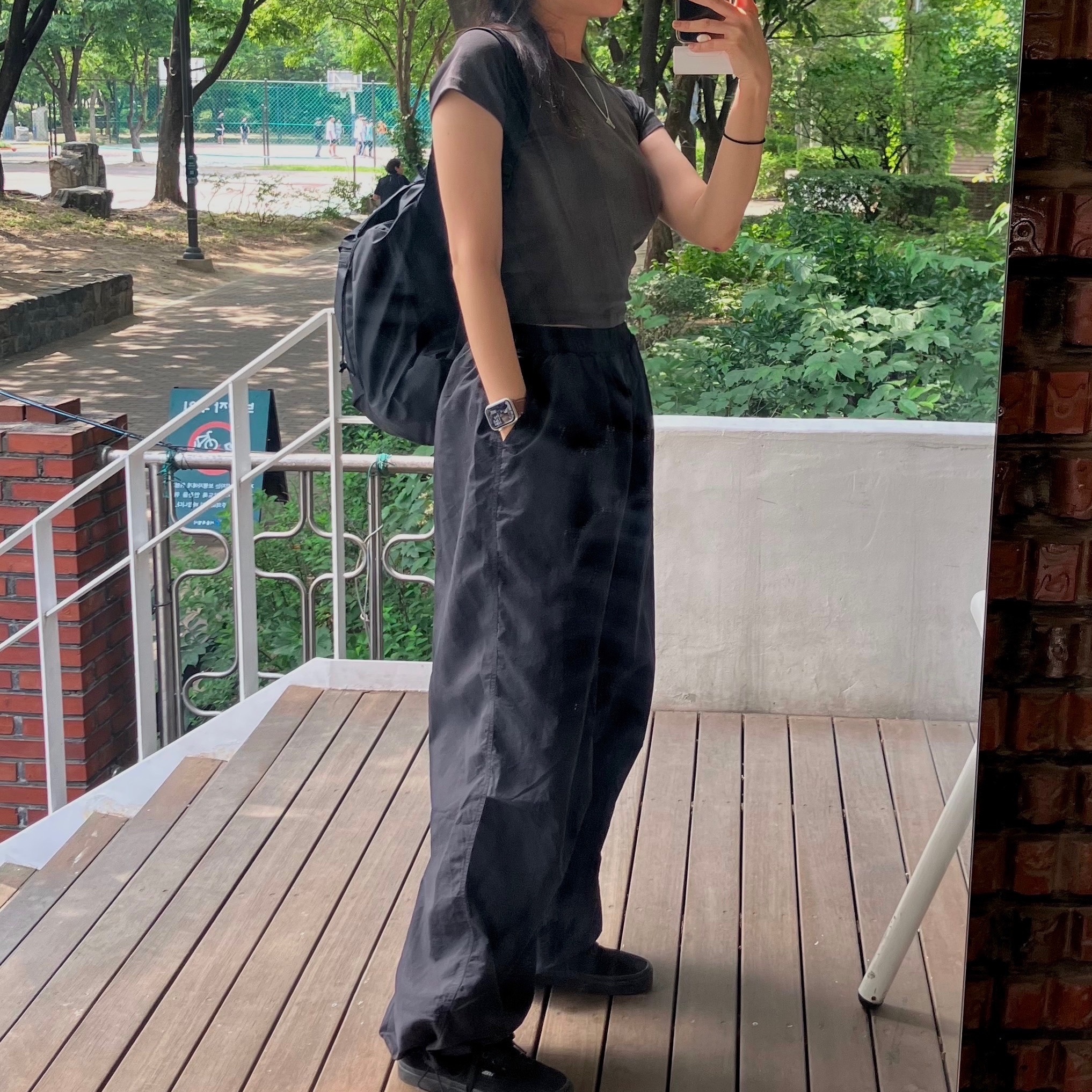 Arc'teryx Heliad 10 Backpack Black 착용 스타일 - 2