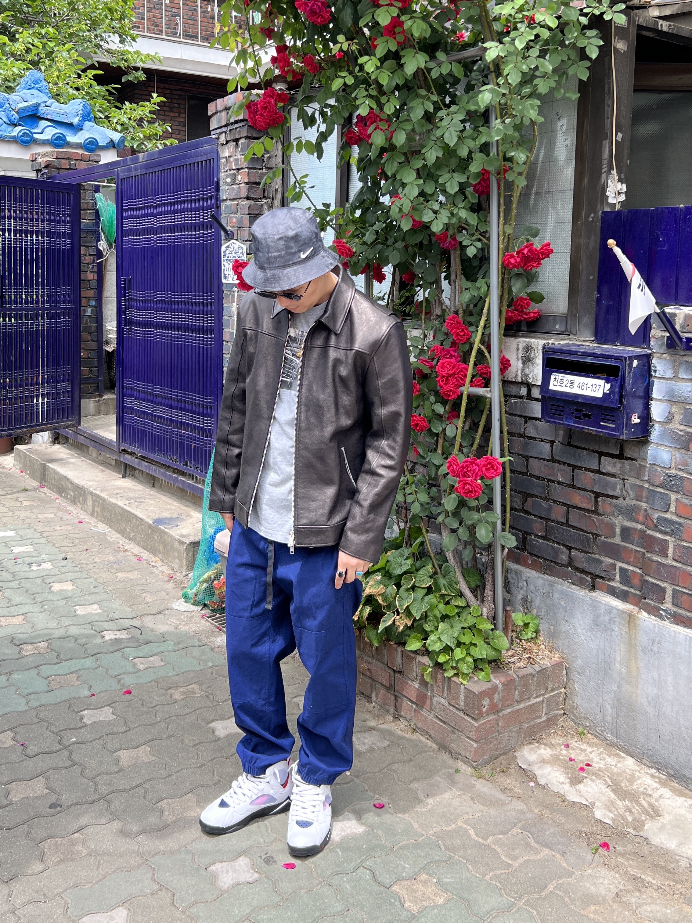 Jordan 7 x Paris Saint-Germain Retro 착용 스타일
