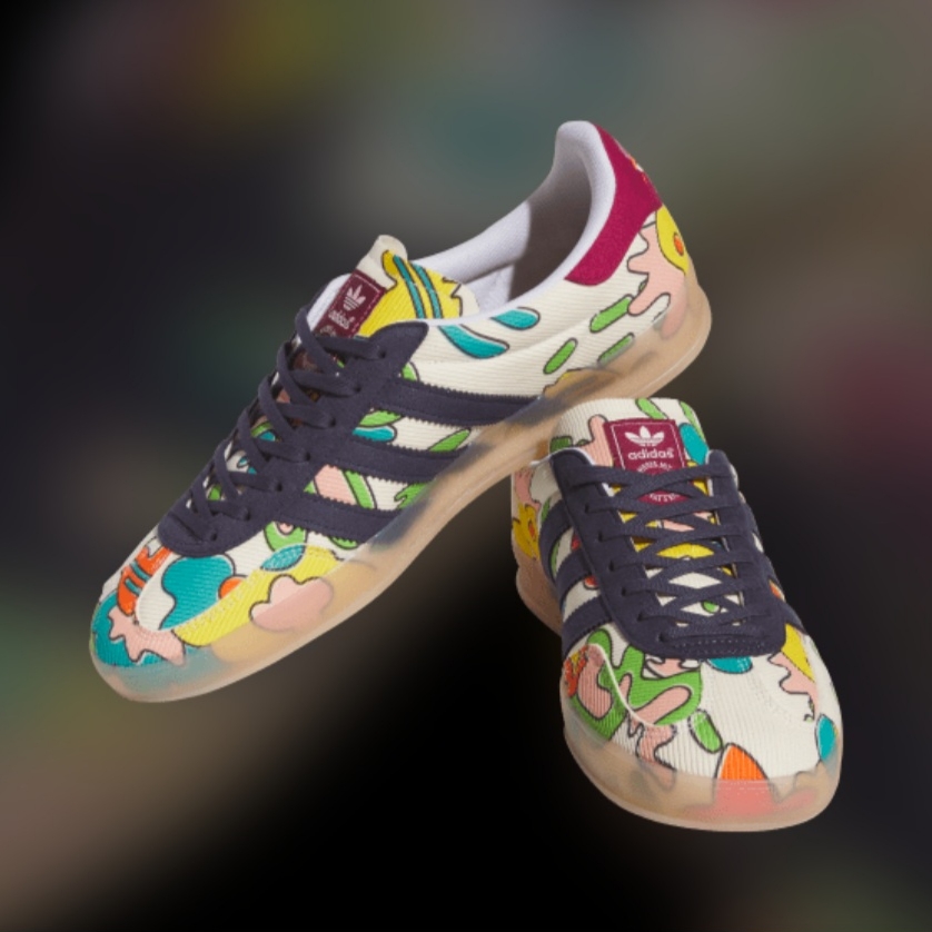 Adidas x Sean Wotherspoon Gazelle Indoor Ecru Tint 착용 스타일 - 4