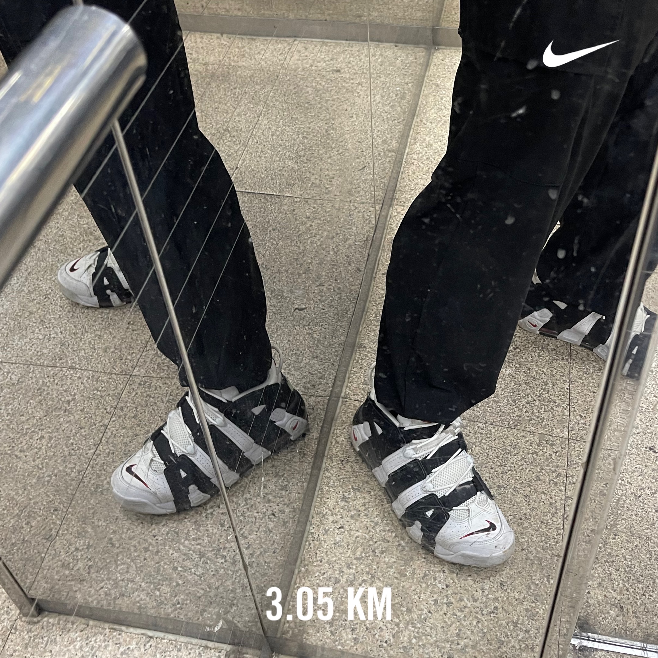 Nike Air More Uptempo Scottie Pippen 착용 스타일