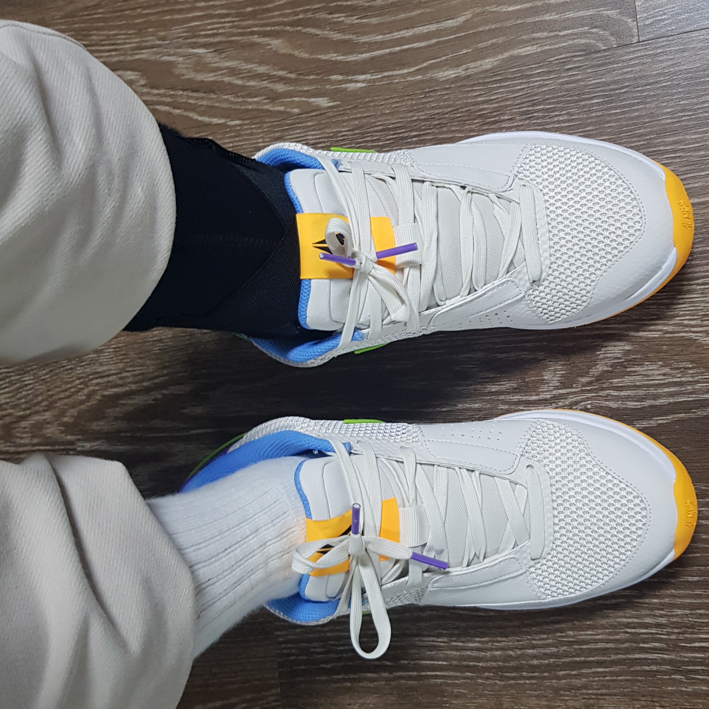 Nike Ja 1 EP Phantom Action Green 착용 스타일 - 2