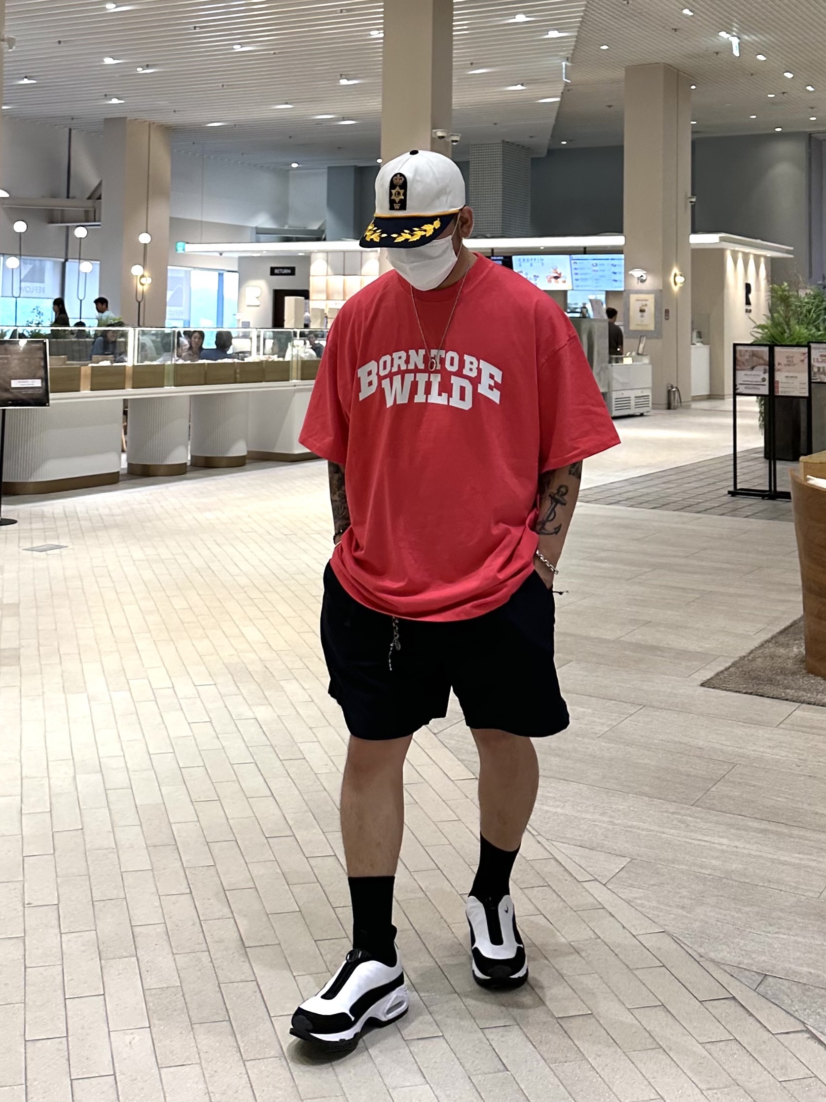 Nike x Comme des Garcons Homme Plus Air Max Sunder SP White Black, Nike NRG ACG Trail Shorts Black Dark Smoke Grey - Asia 착용 스타일 - 1