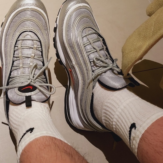 Nike Air Max 97 OG Silver Bullet 2022 착용 스타일
