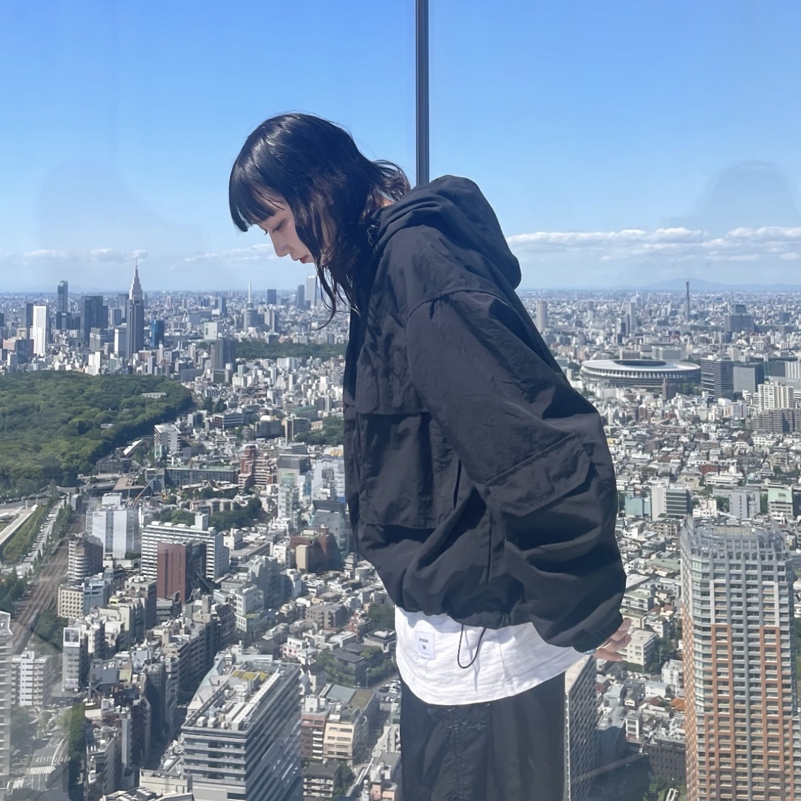 나이키 덩크 로우 레트로 블랙, (W) 나이키 덩크 로우 블랙 착용 스타일 - 3