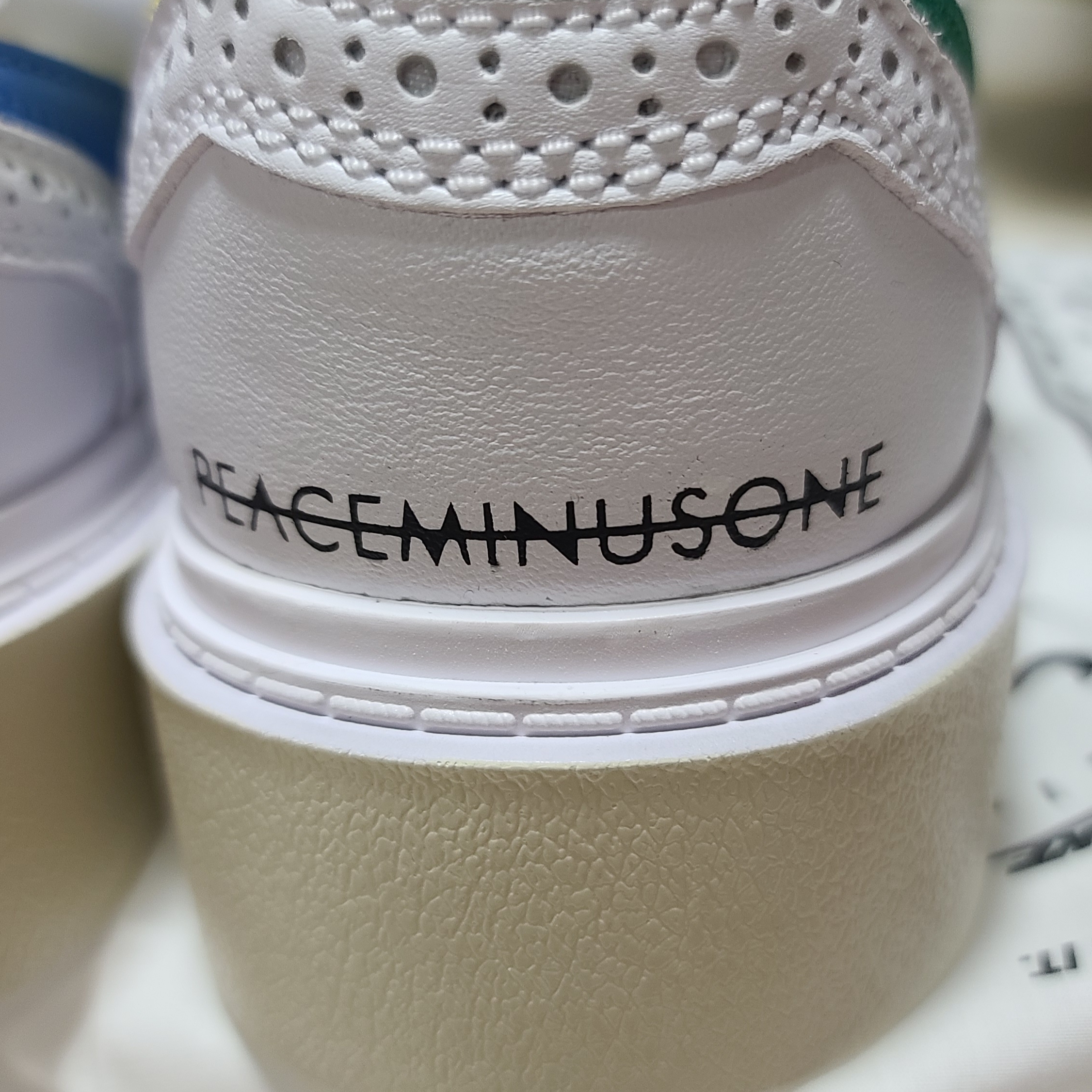 Nike x Peaceminusone Kwondo1 White 착용 스타일 - 3