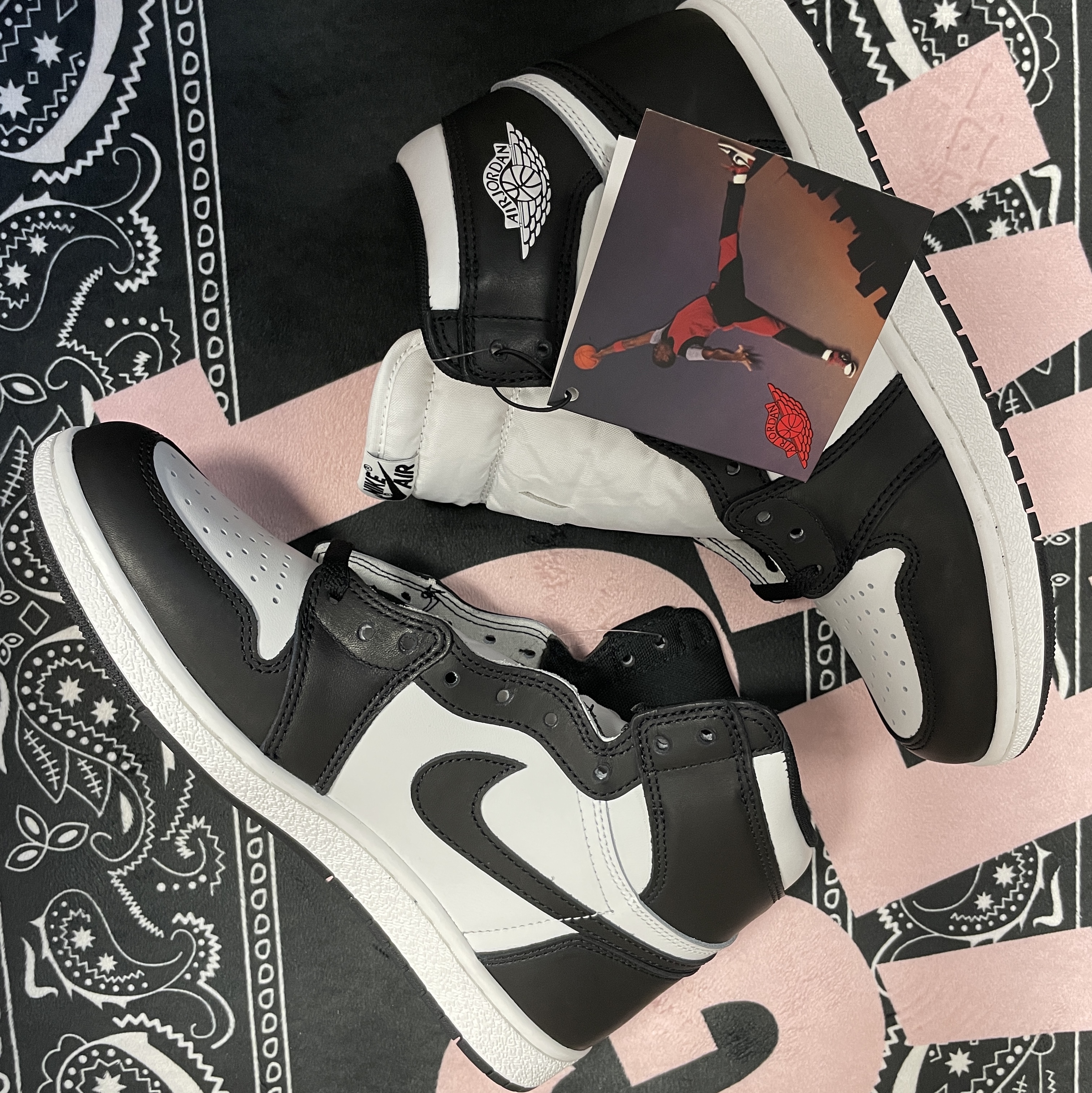 Jordan 1 High 85 Black White 착용 스타일