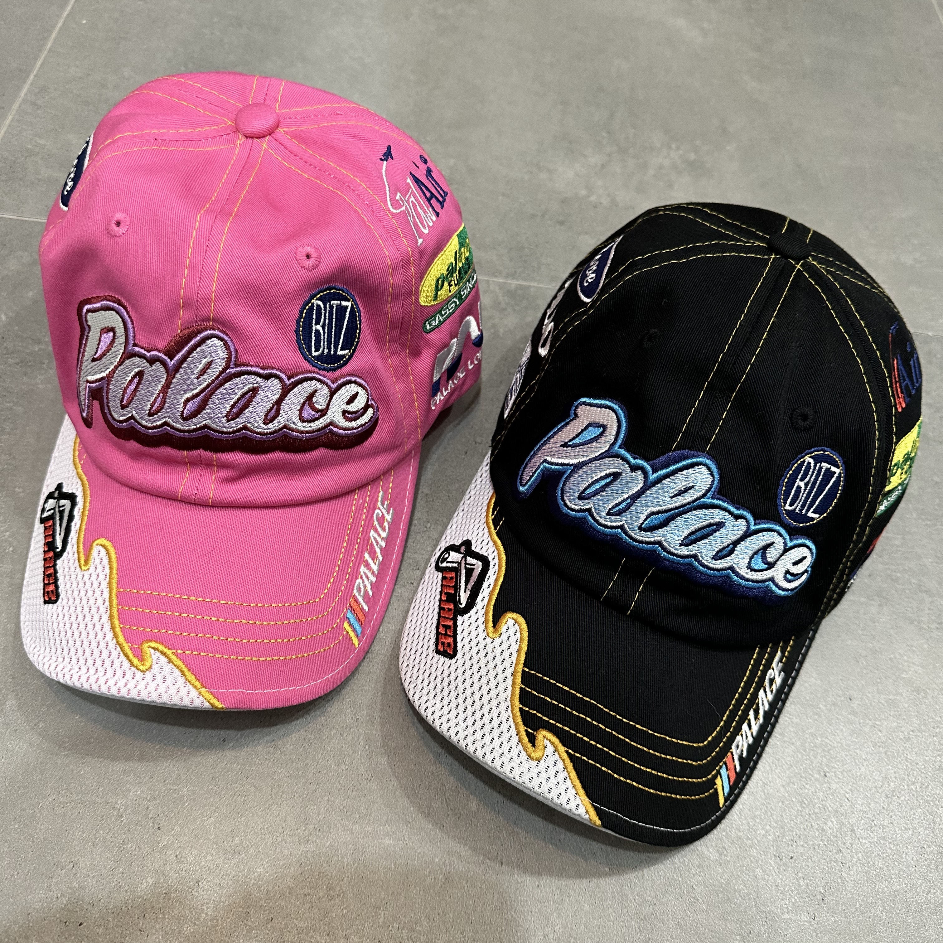 Palace Team Racing 6-Panel Pink - 23SS 착용 스타일 - 2