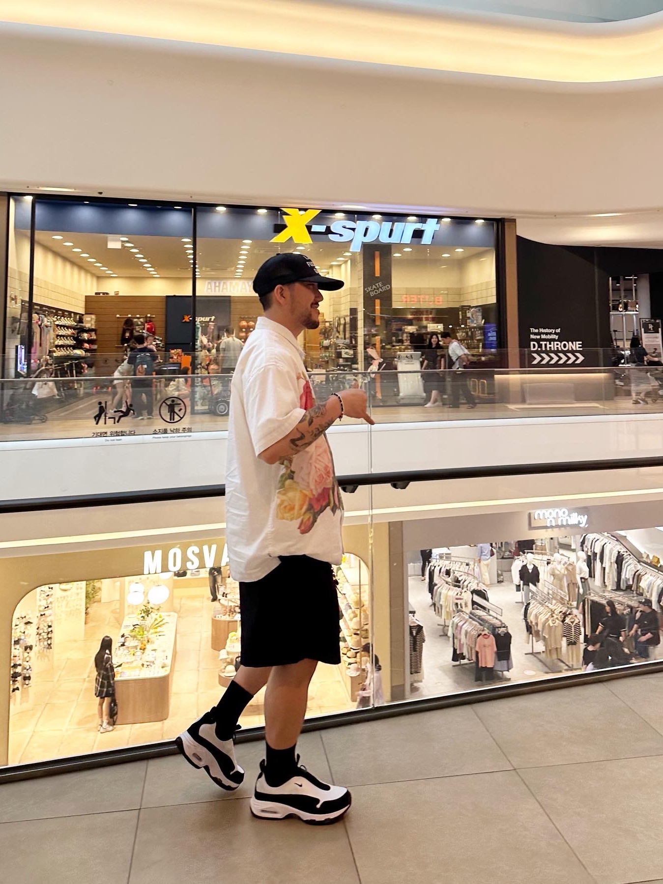 Nike x Comme des Garcons Homme Plus Air Max Sunder SP White Black, Nike NRG ACG Trail Shorts Black Dark Smoke Grey - Asia 착용 스타일 - 2