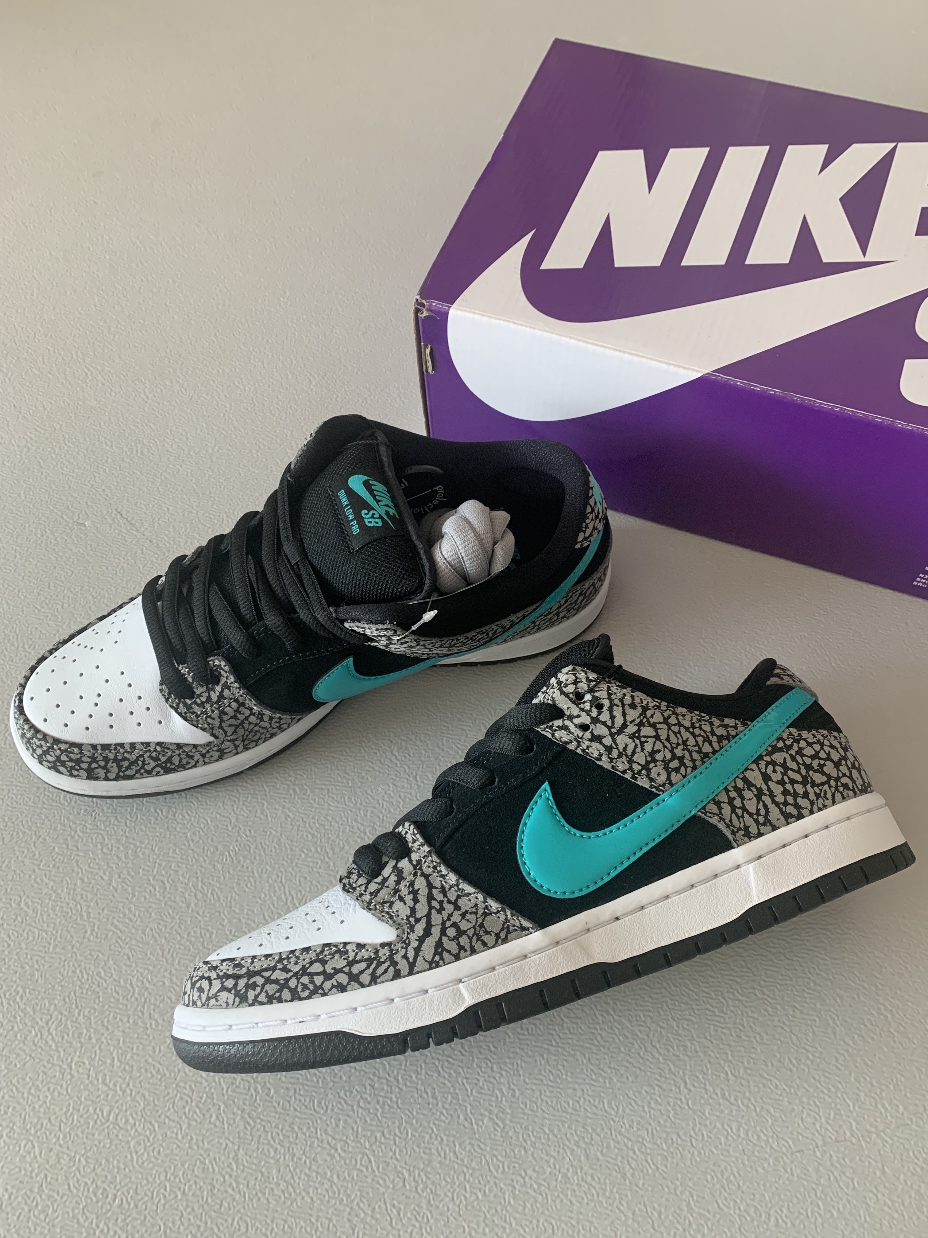 Nike SB Dunk Low Pro Clear Jade 착용 스타일