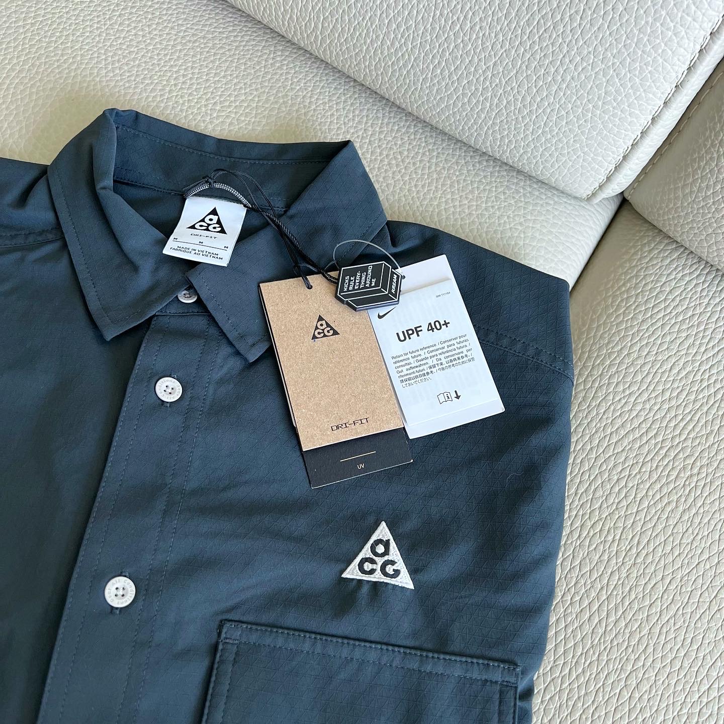Nike ACG Dri-Fit UV Devastation Trail Shirt Dark Smoke Grey - Asia 착용 스타일 - 2