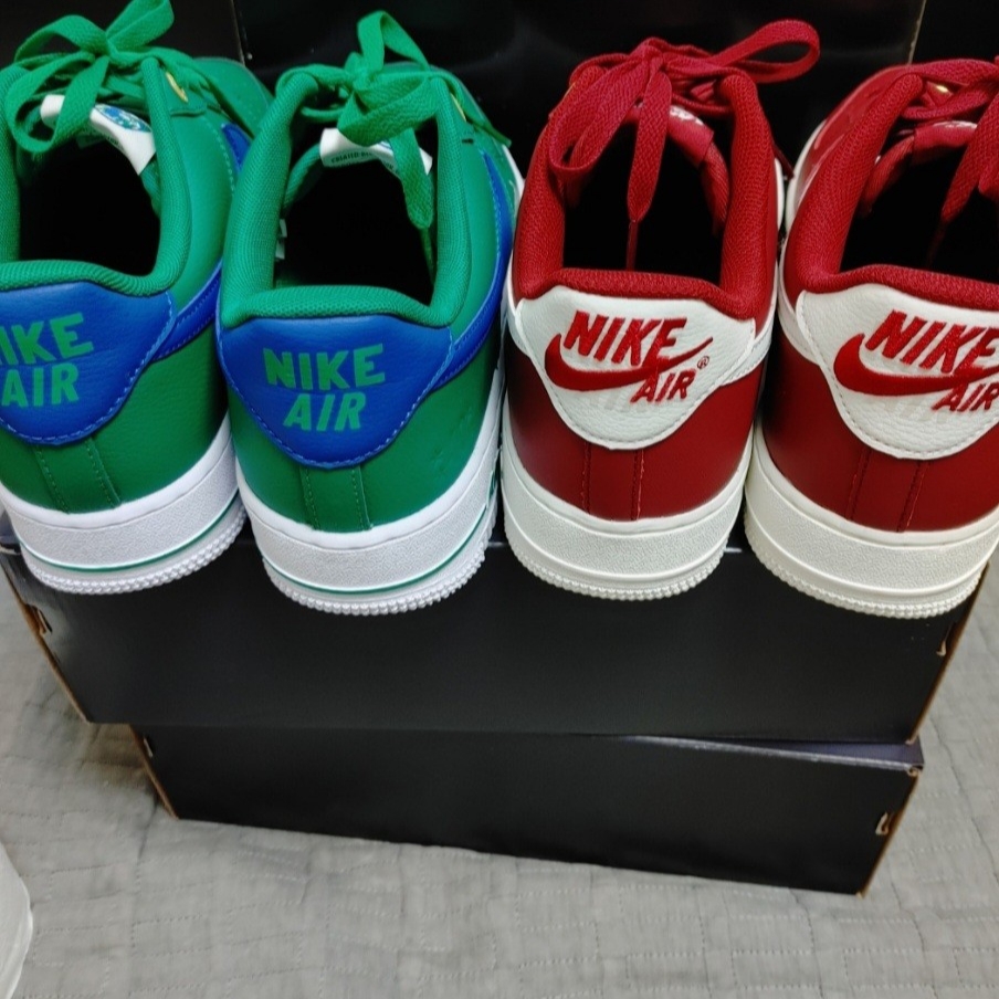 Nike Air Force 1 '07 PRM 40th Anniversary Join Forces Team Red 착용 스타일
