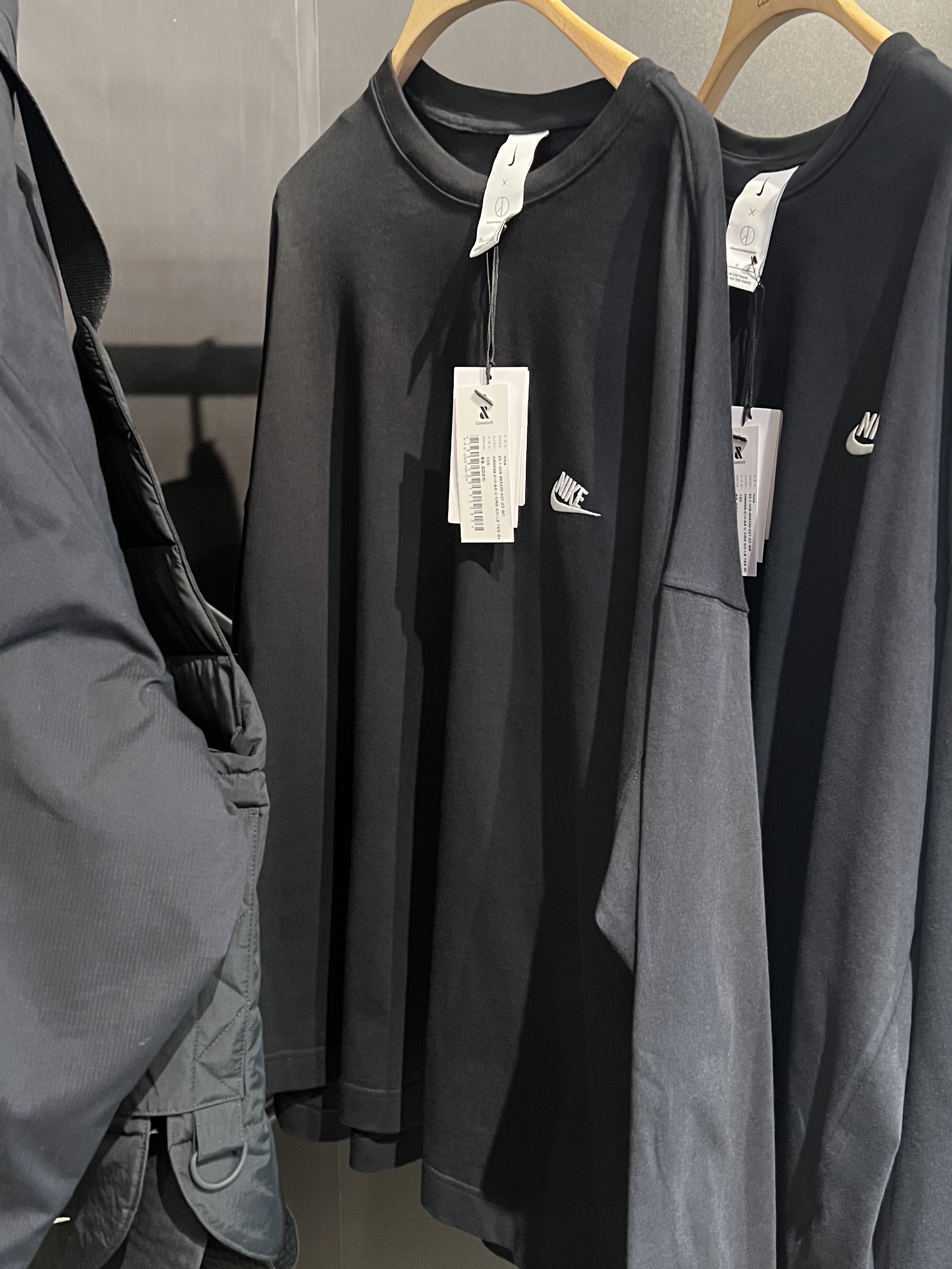 Nike x Peaceminusone LS T-Shirt Black (DR0097-010) 착용 스타일