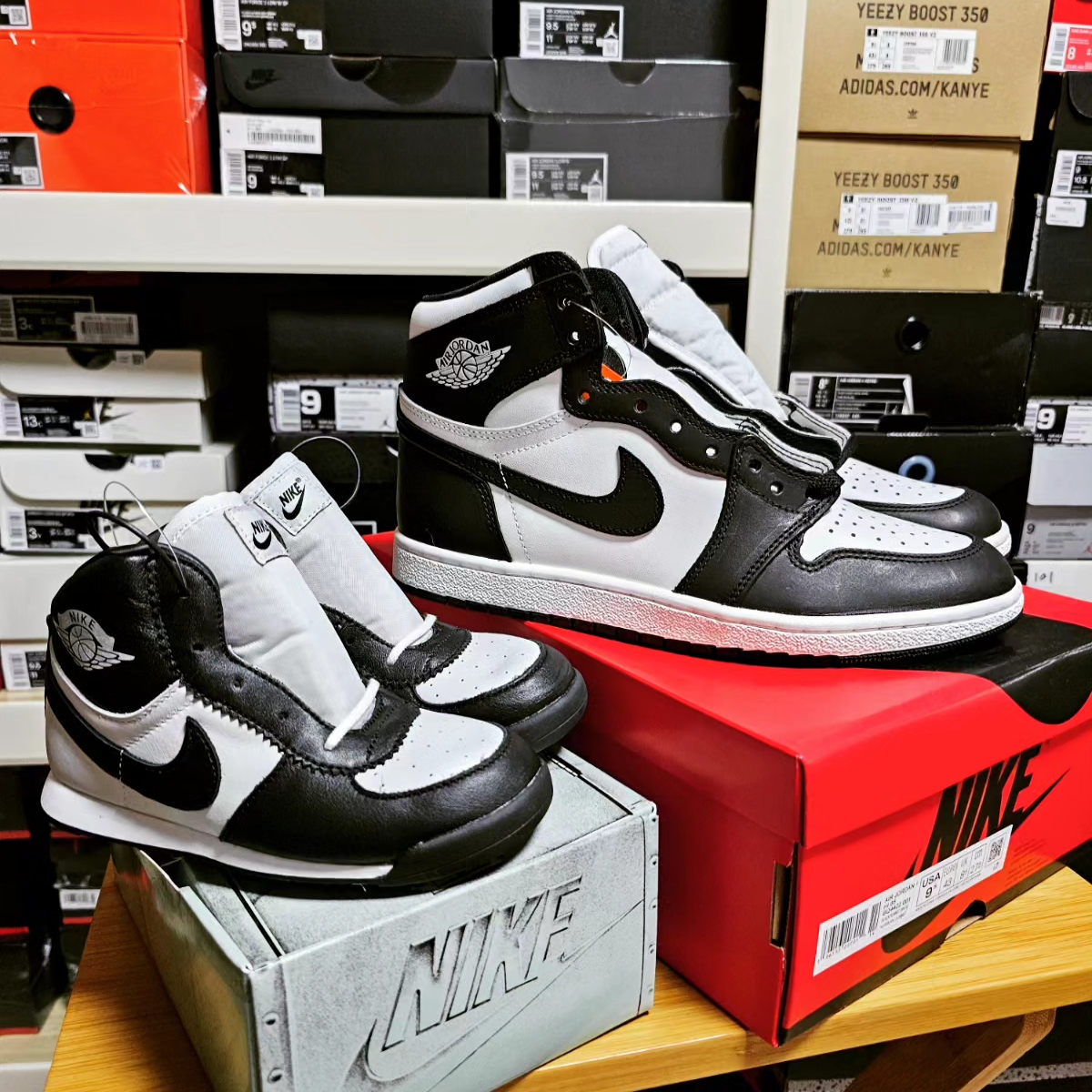 Jordan 1 High 85 Black White, (TD) Jordan 1 High 85 Black White 착용 스타일