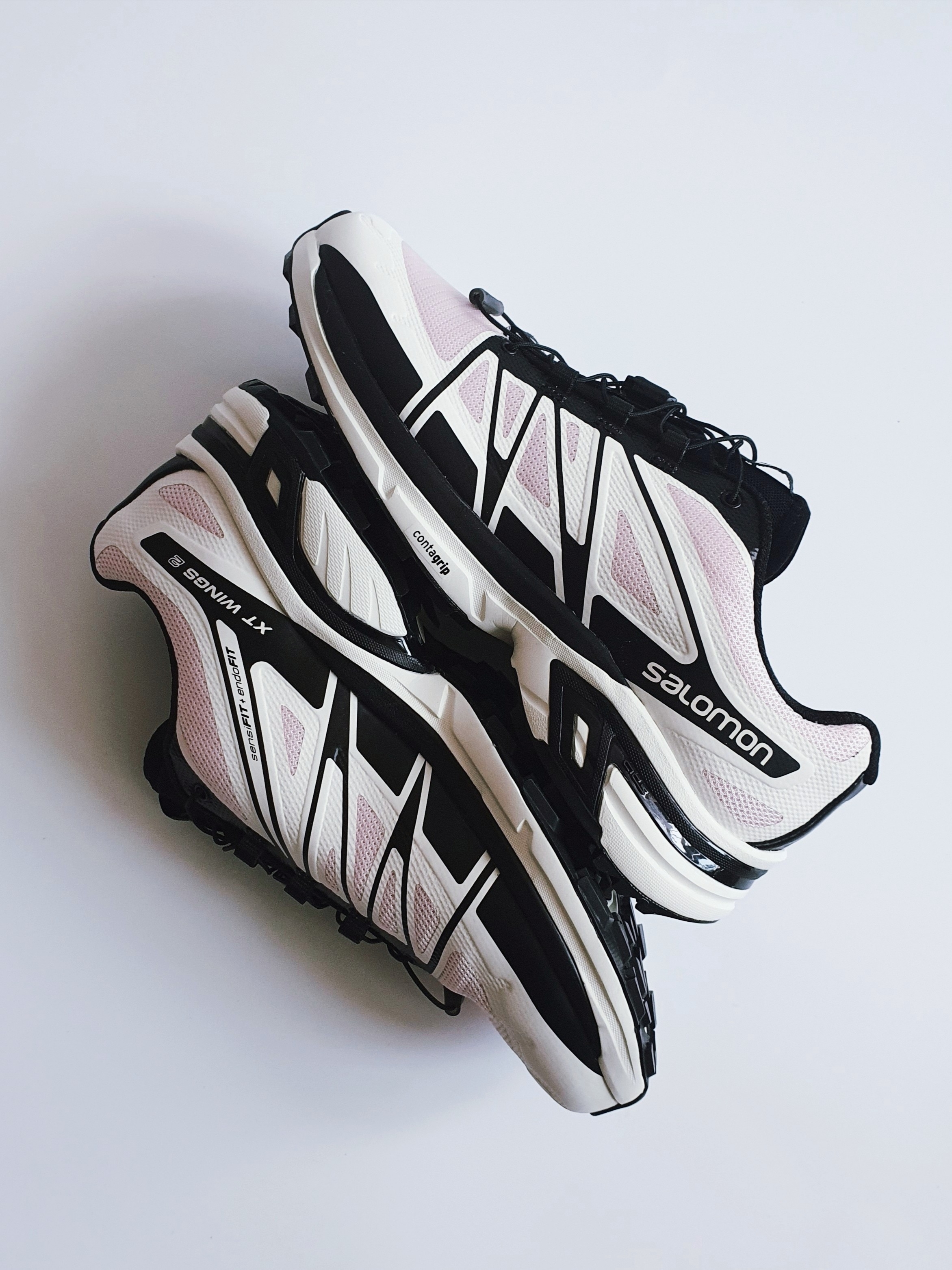 Salomon XT-Wings 2 Cradle Pink 착용 스타일