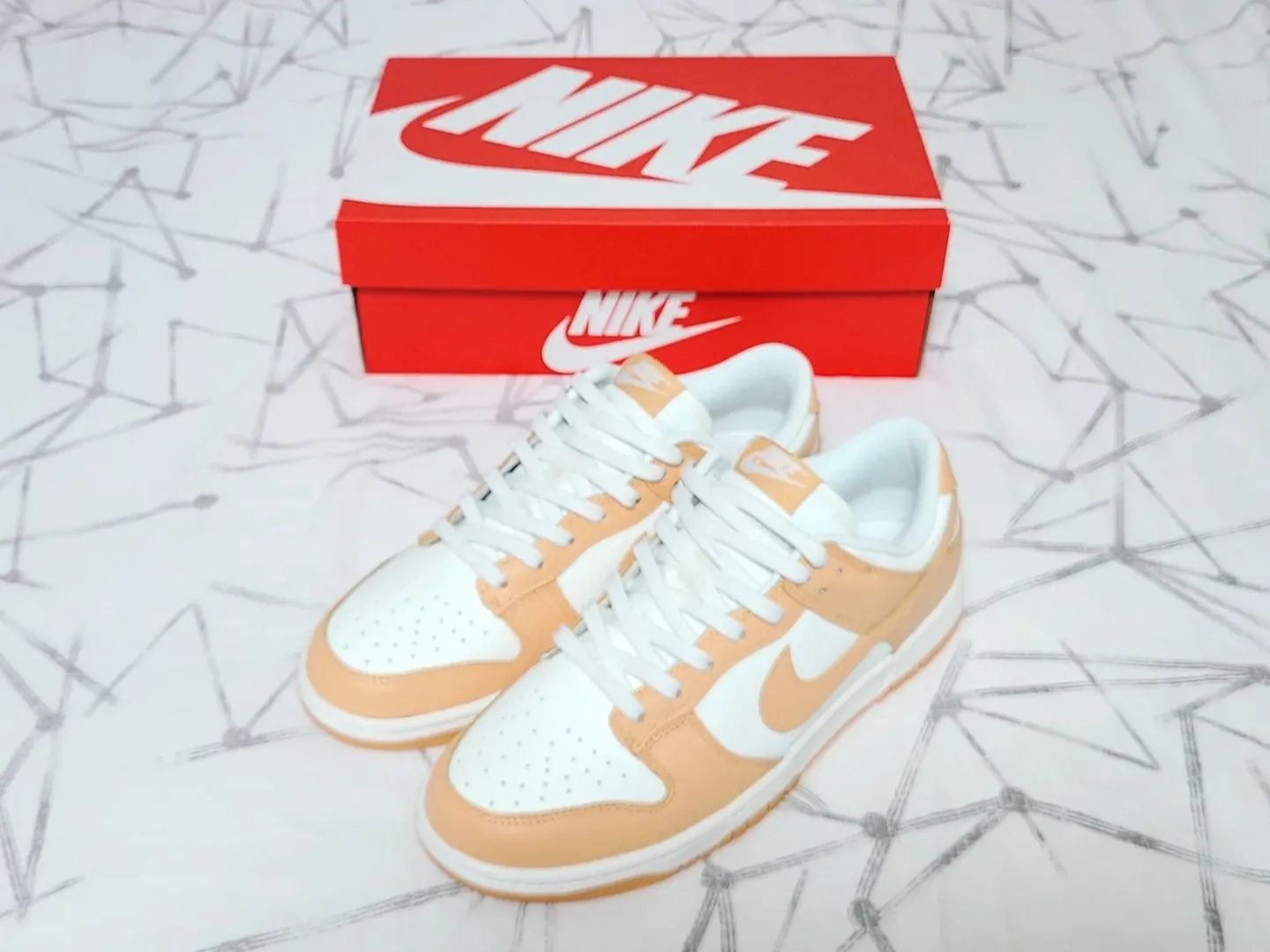 (W) Nike Dunk Low Harvest Moon 착용 스타일 - 1
