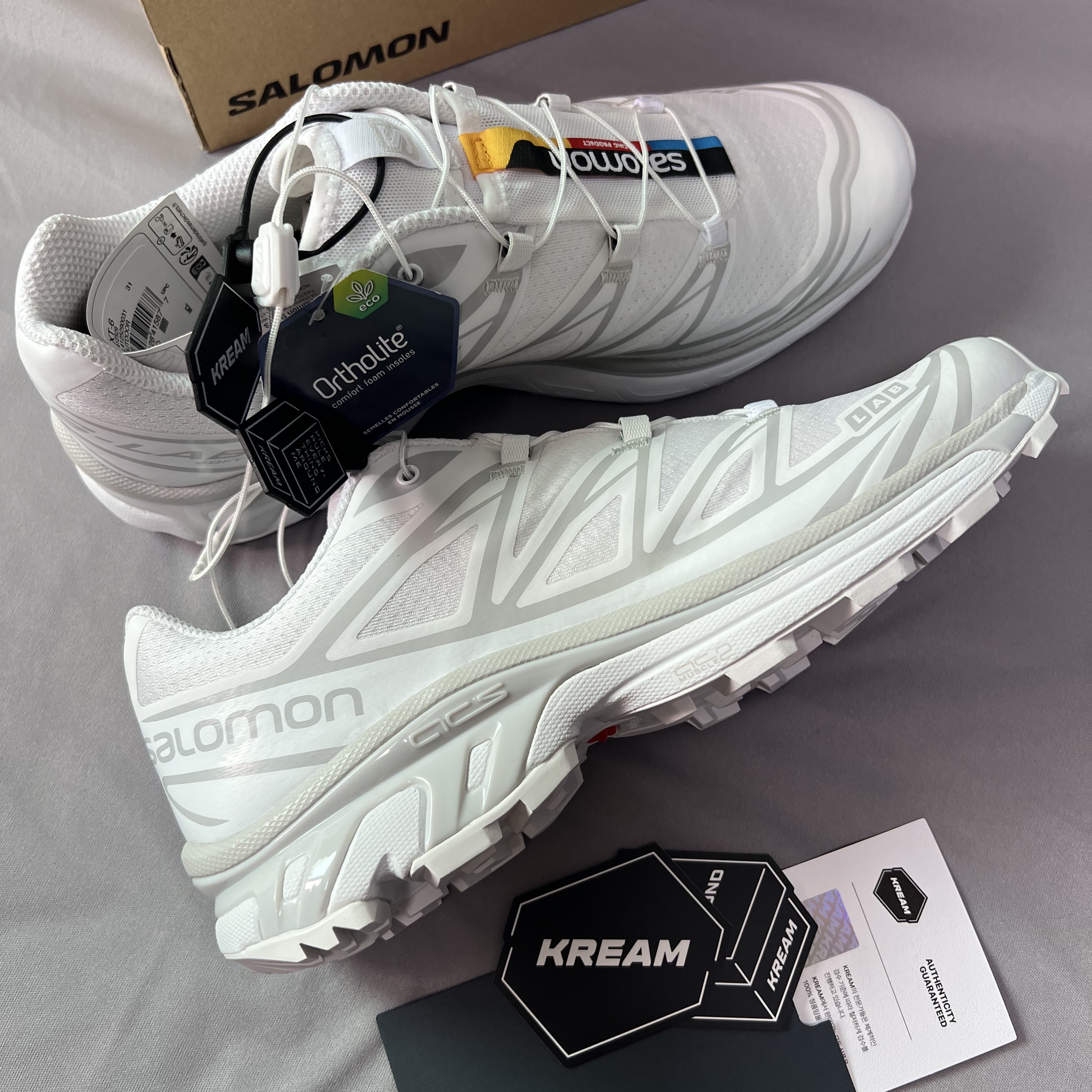 Salomon XT-6 ADV White 착용 스타일 - 3