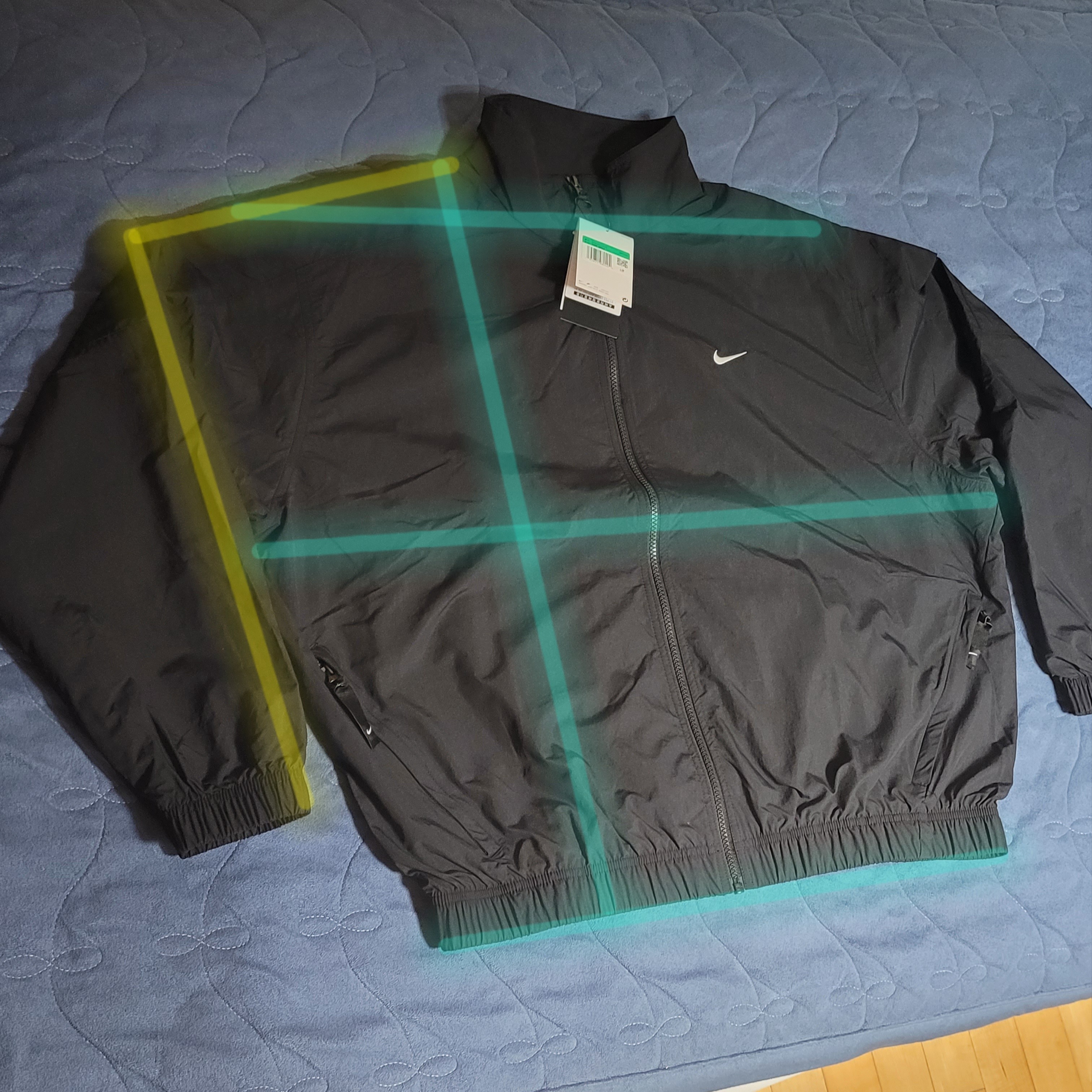 Nike NRG Solo Swoosh Woven Track Jacket Black - Asia 착용 스타일 - 2