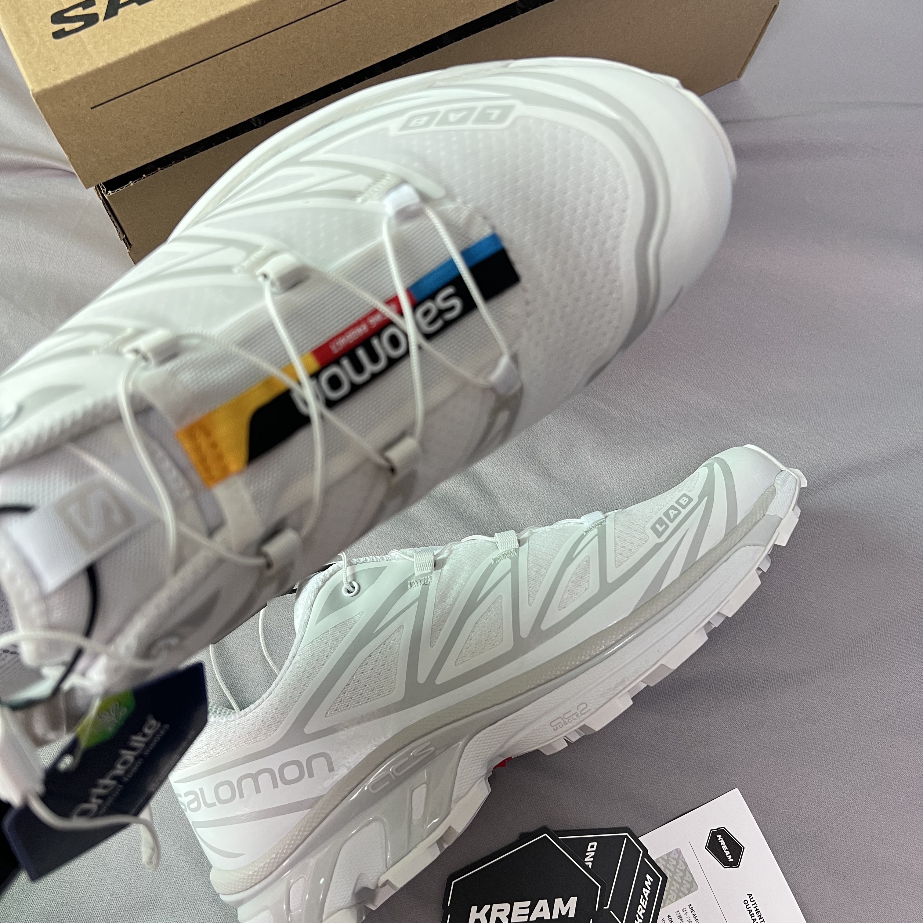 Salomon XT-6 ADV White 착용 스타일 - 4