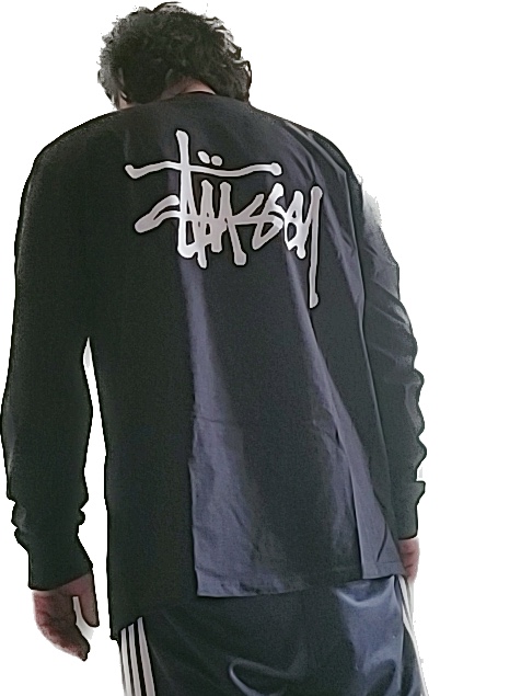 Stussy Basic Stussy LS T-Shirt Black 2022 착용 스타일