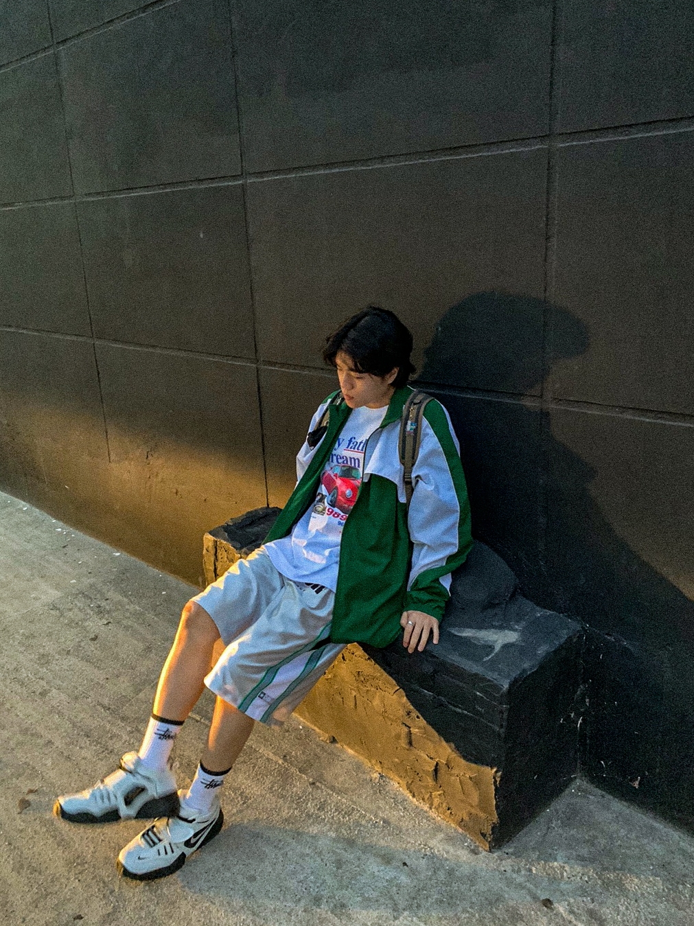 Nike x Ambush Air Adjust Force SP Summit White and Black 착용 스타일