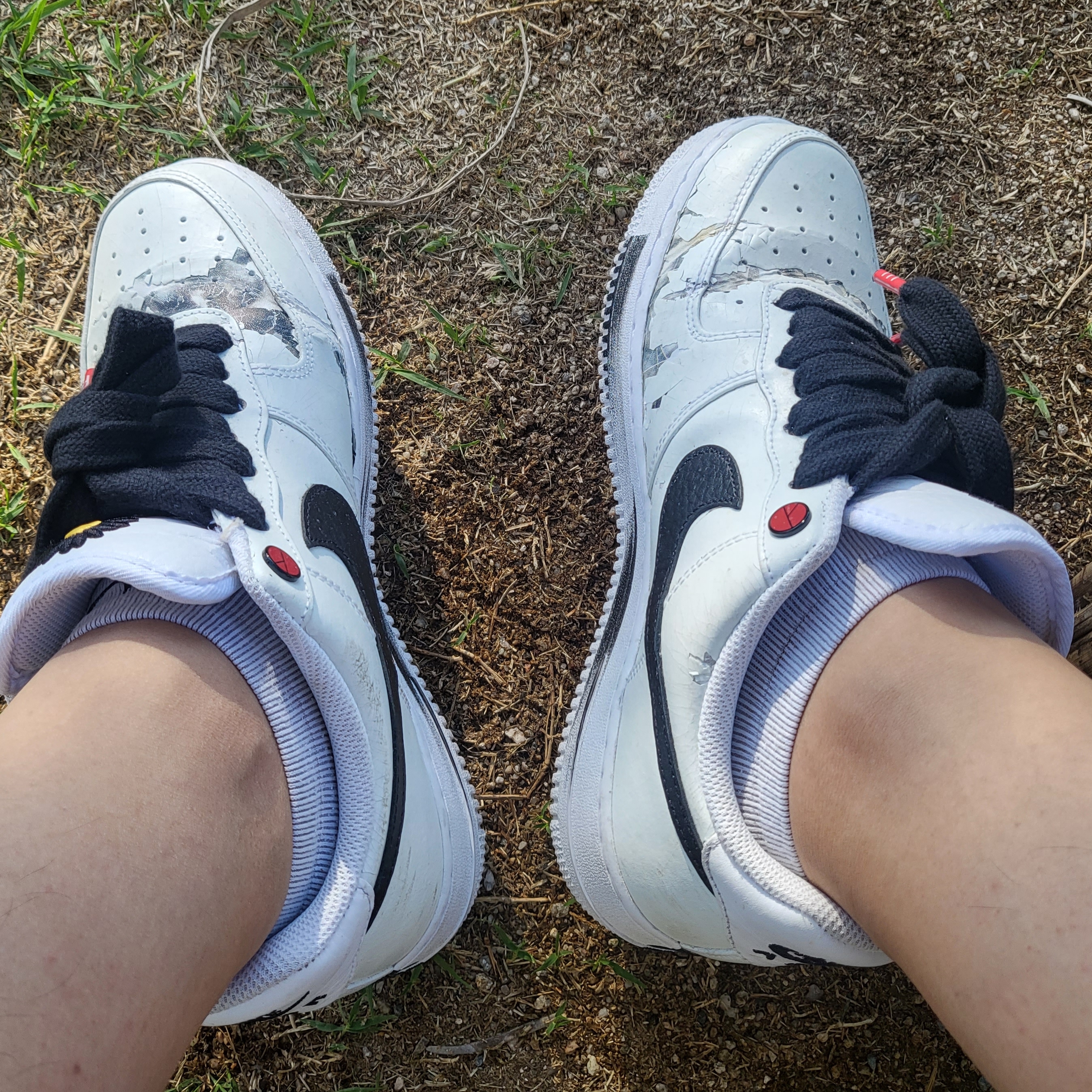 Nike x Peaceminusone Air Force 1 Low Para-Noise 2.0 착용 스타일