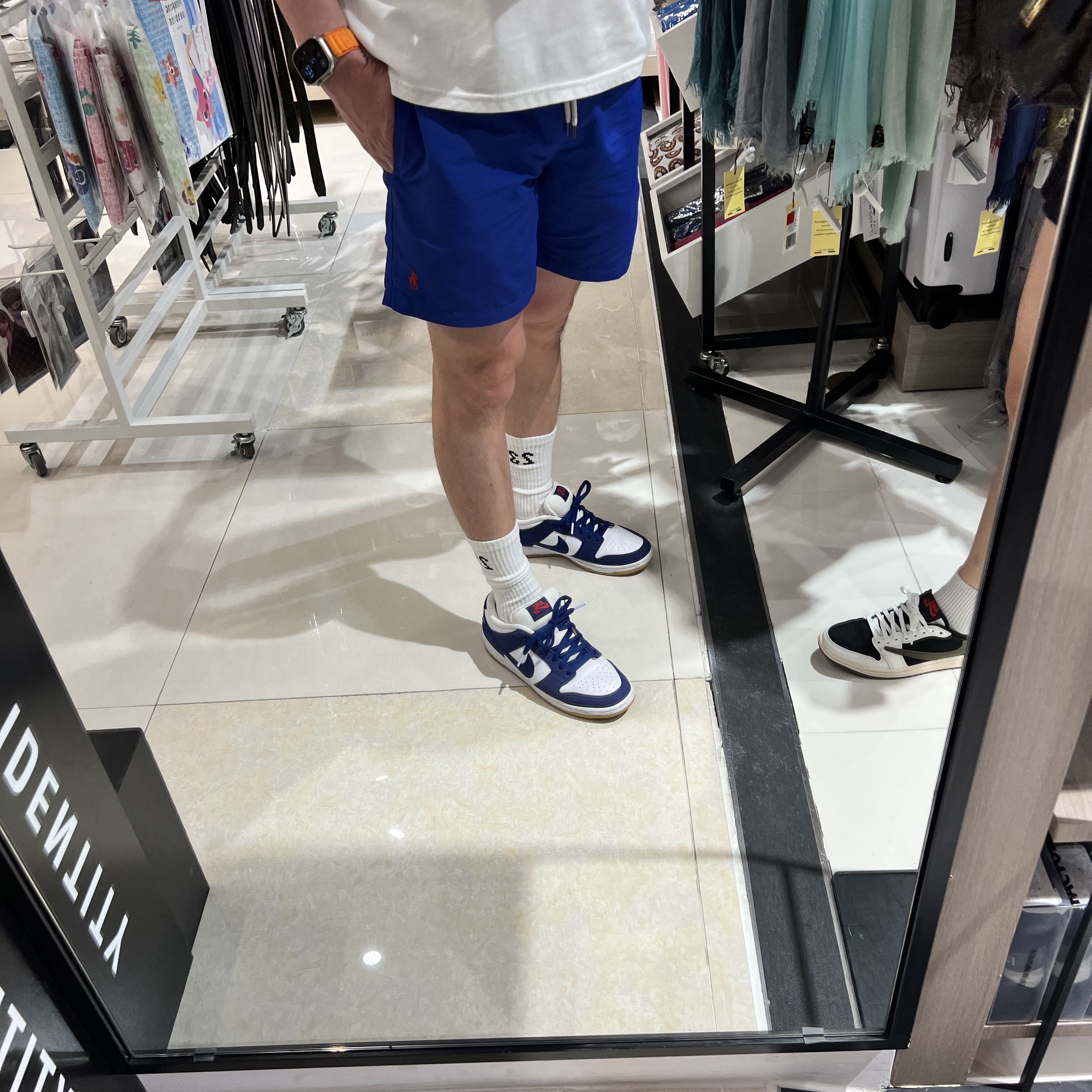 Nike SB Dunk Low Pro Premium Deep Royal Blue 착용 스타일
