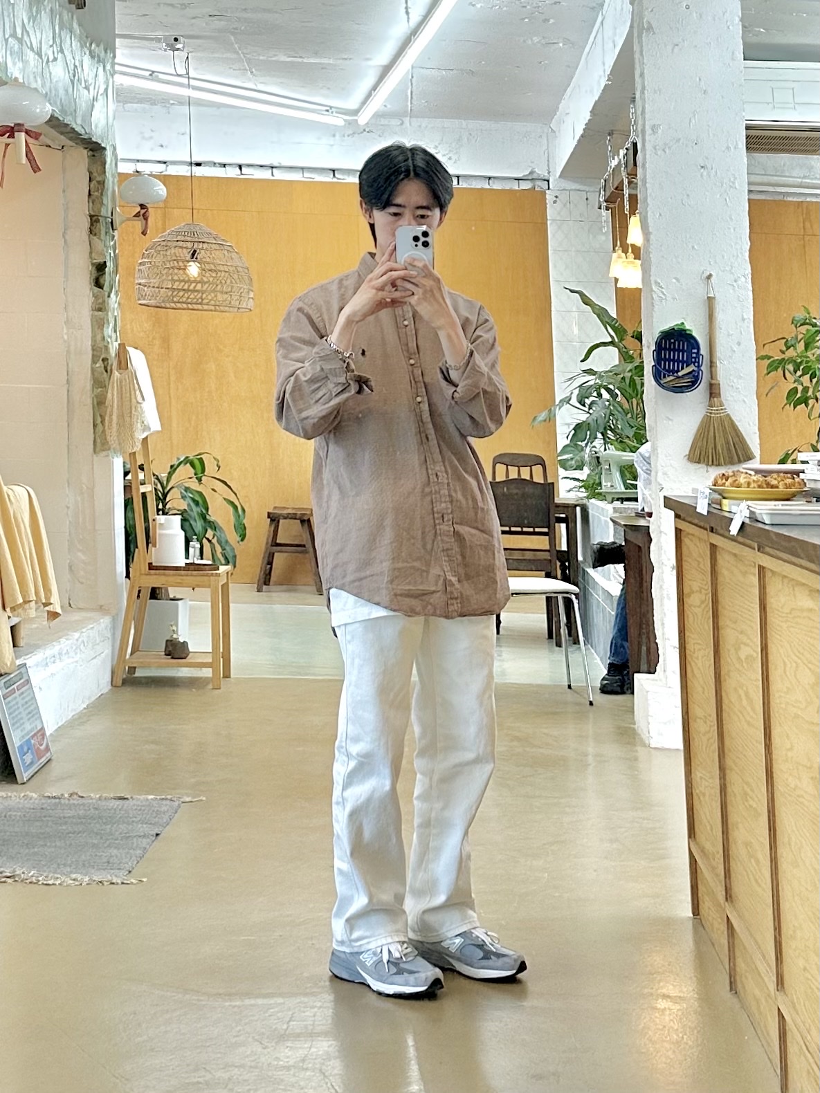뉴발란스 993 메이드 인 USA 그레이 - D 스탠다드 착용 스타일 - 2