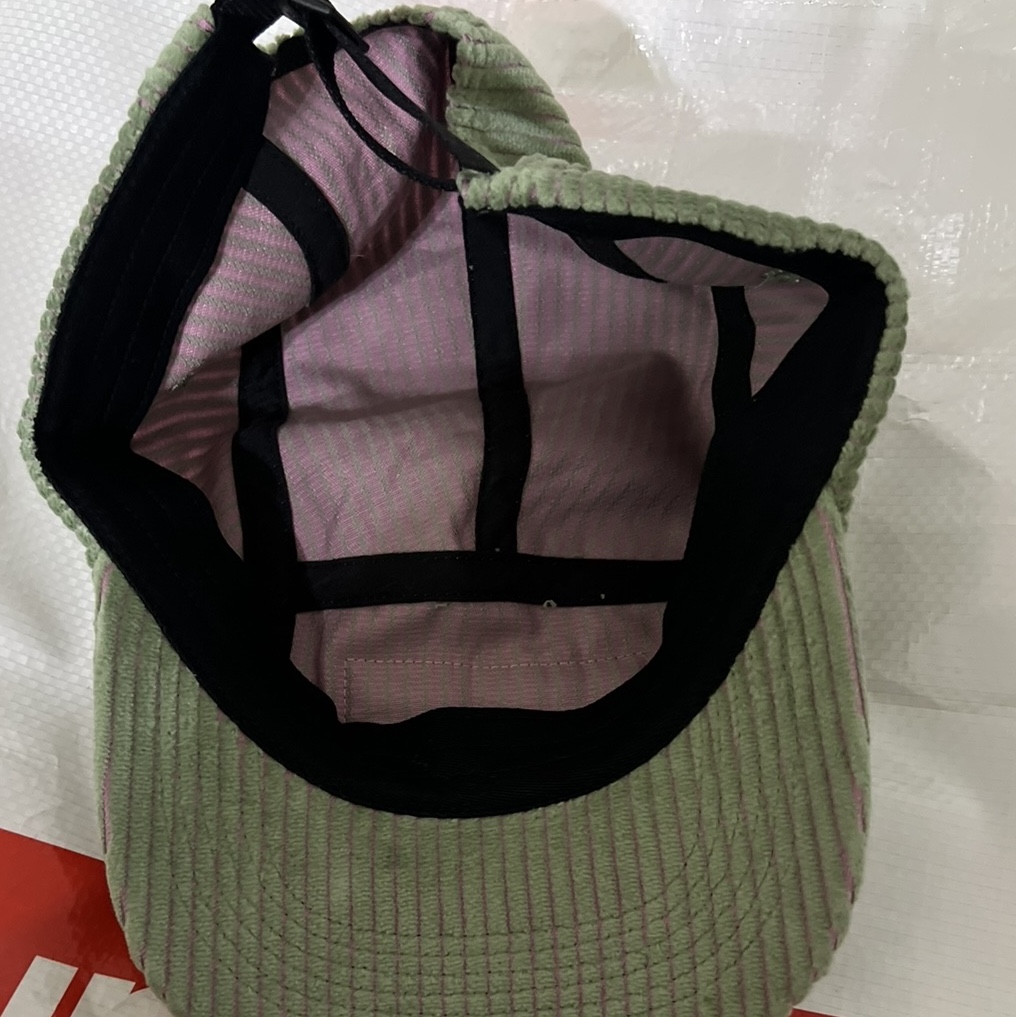 Supreme 2-Tone Corduroy Camp Cap Green - 23SS 착용 스타일 - 2