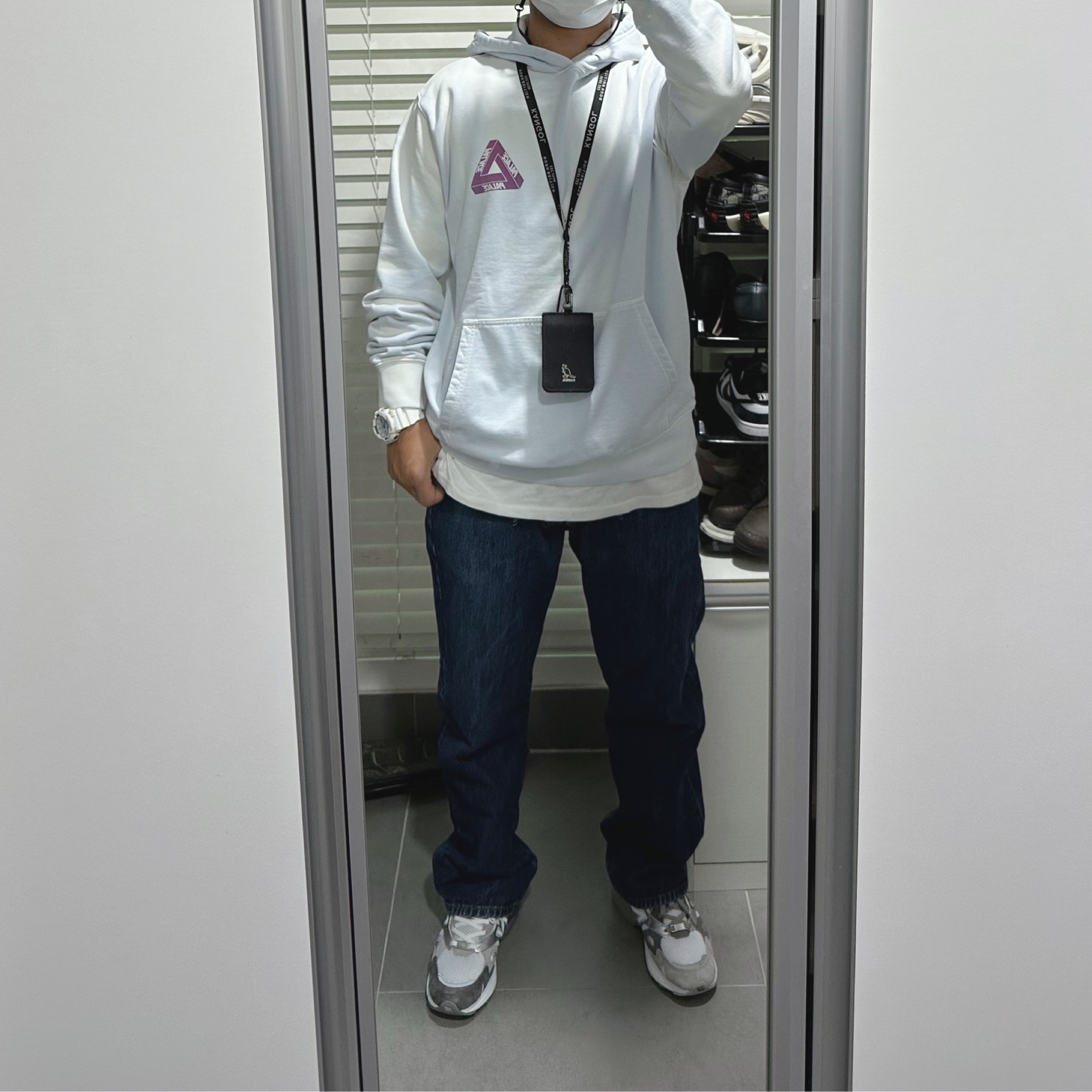 Palace Reacto Tri-Ferg Hood Blue - 23SS, New Balance x Paperboy Paris x Beams 920 Made in UK Ice Boy 착용 스타일