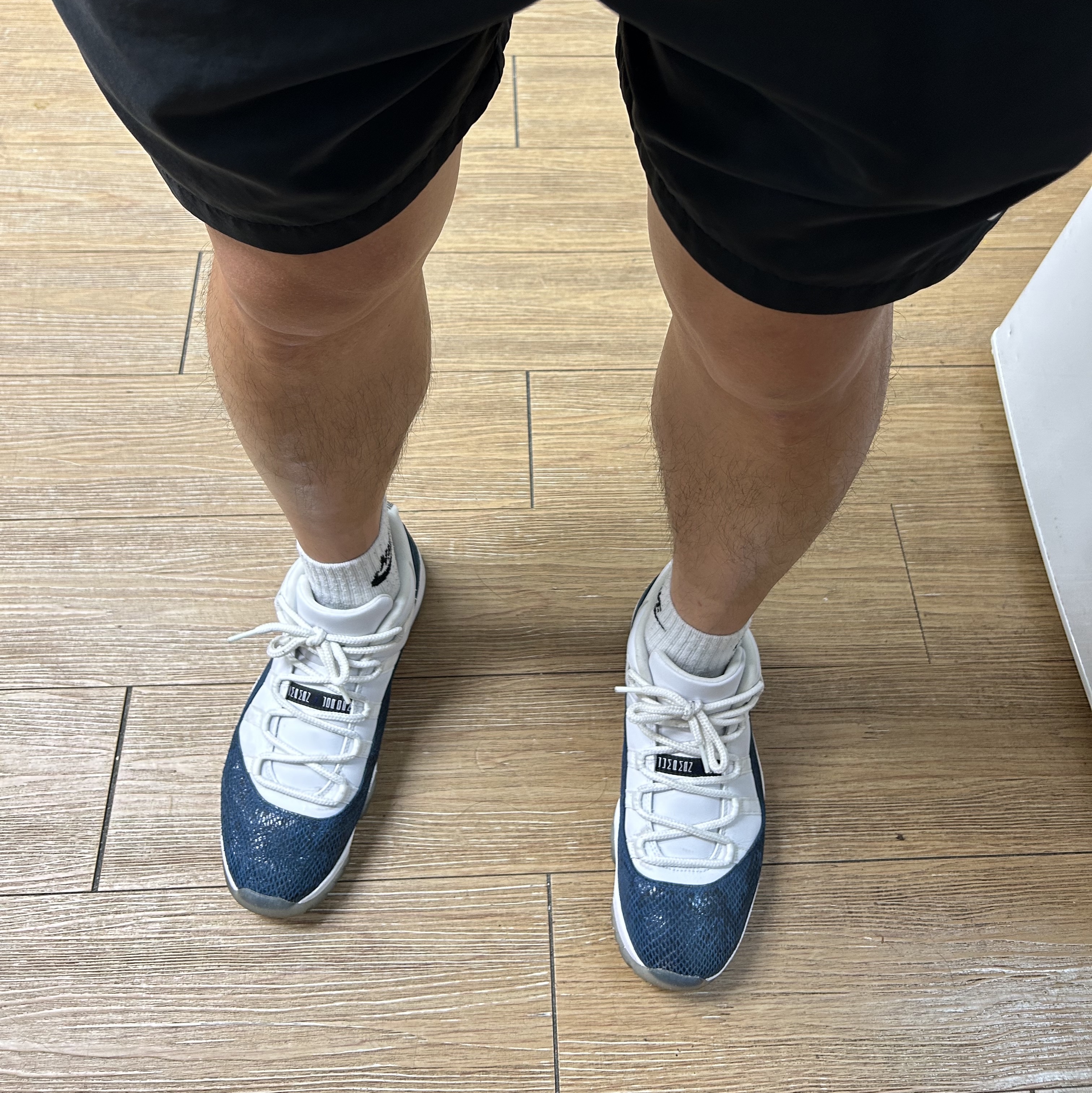 Jordan 11 Retro Low Navy Snakeskin 2019 착용 스타일