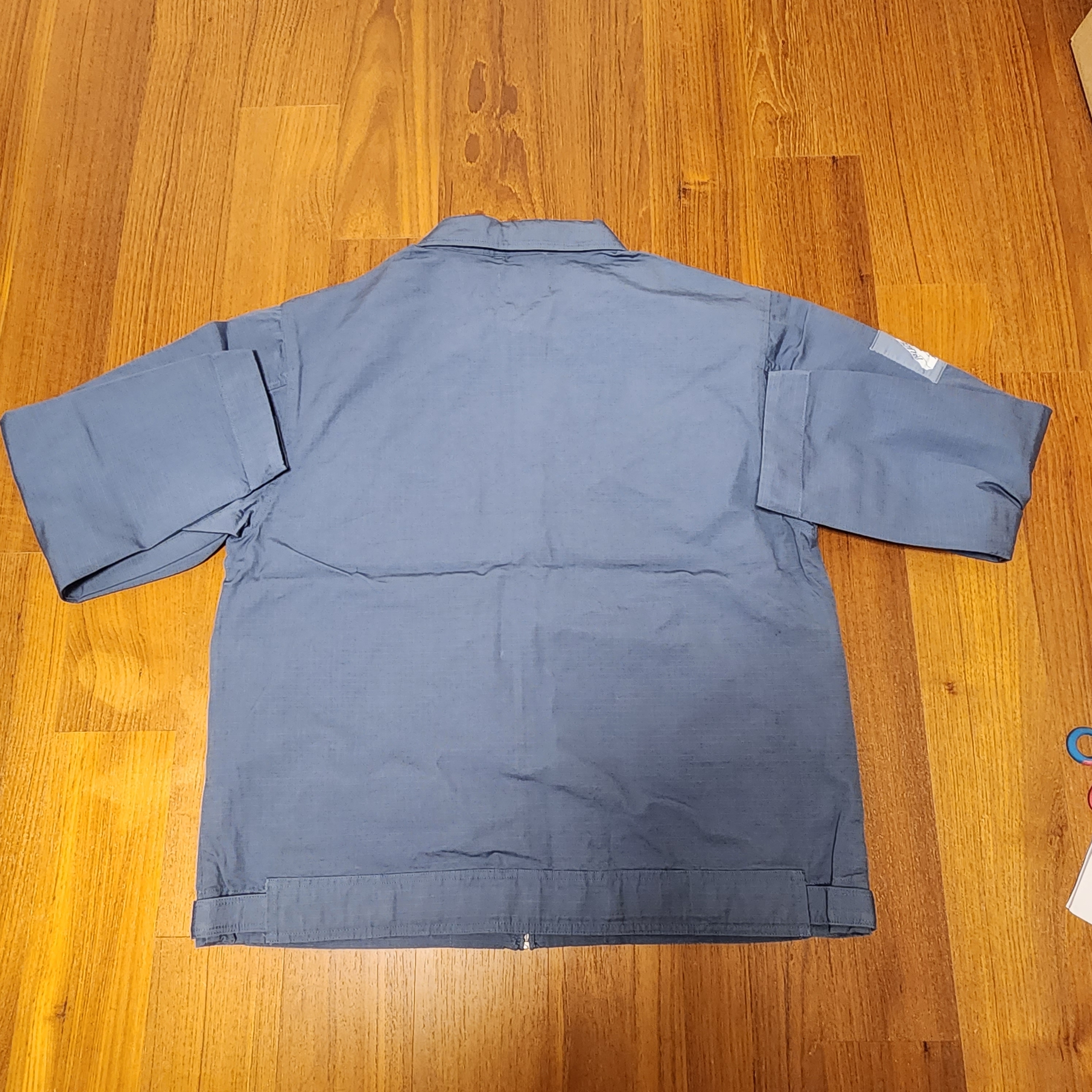 Palace Aviator Jacket Blue Stone - 23SS 착용 스타일 - 2