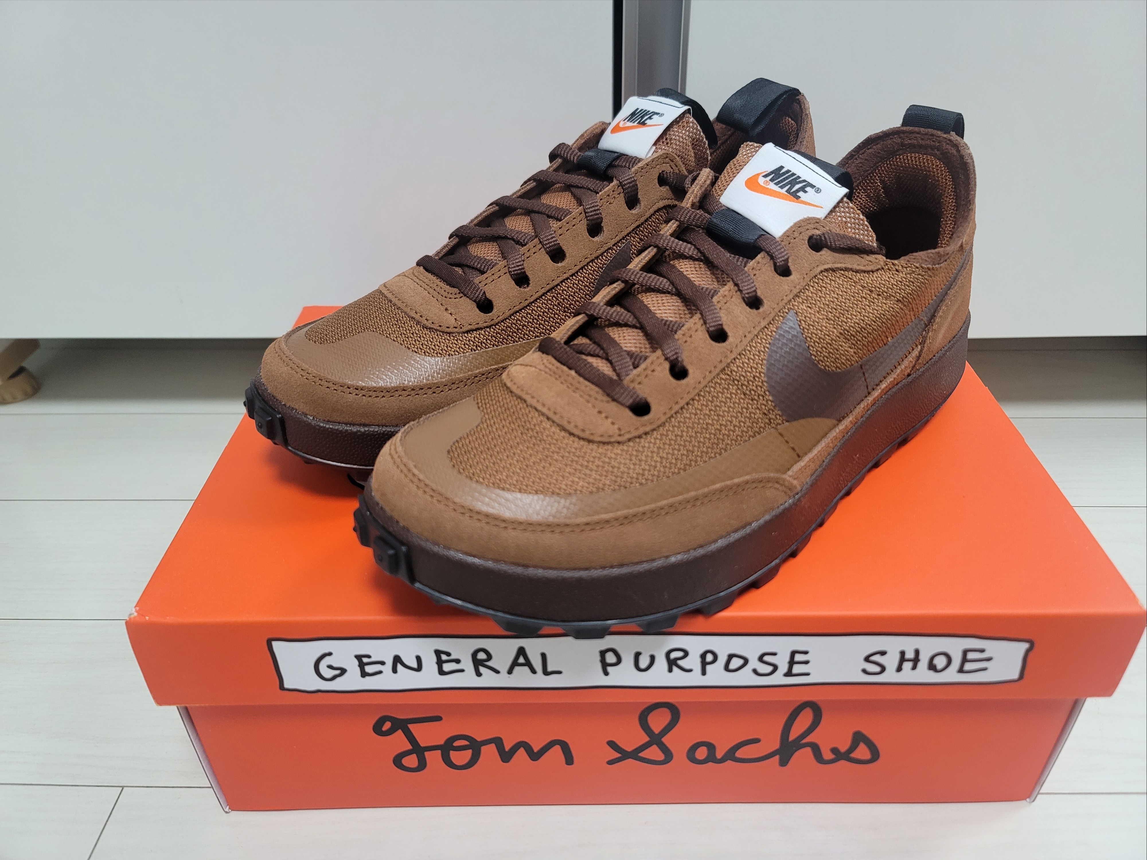 Nike x Tom Sachs General Purpose Shoe Brown 착용 스타일