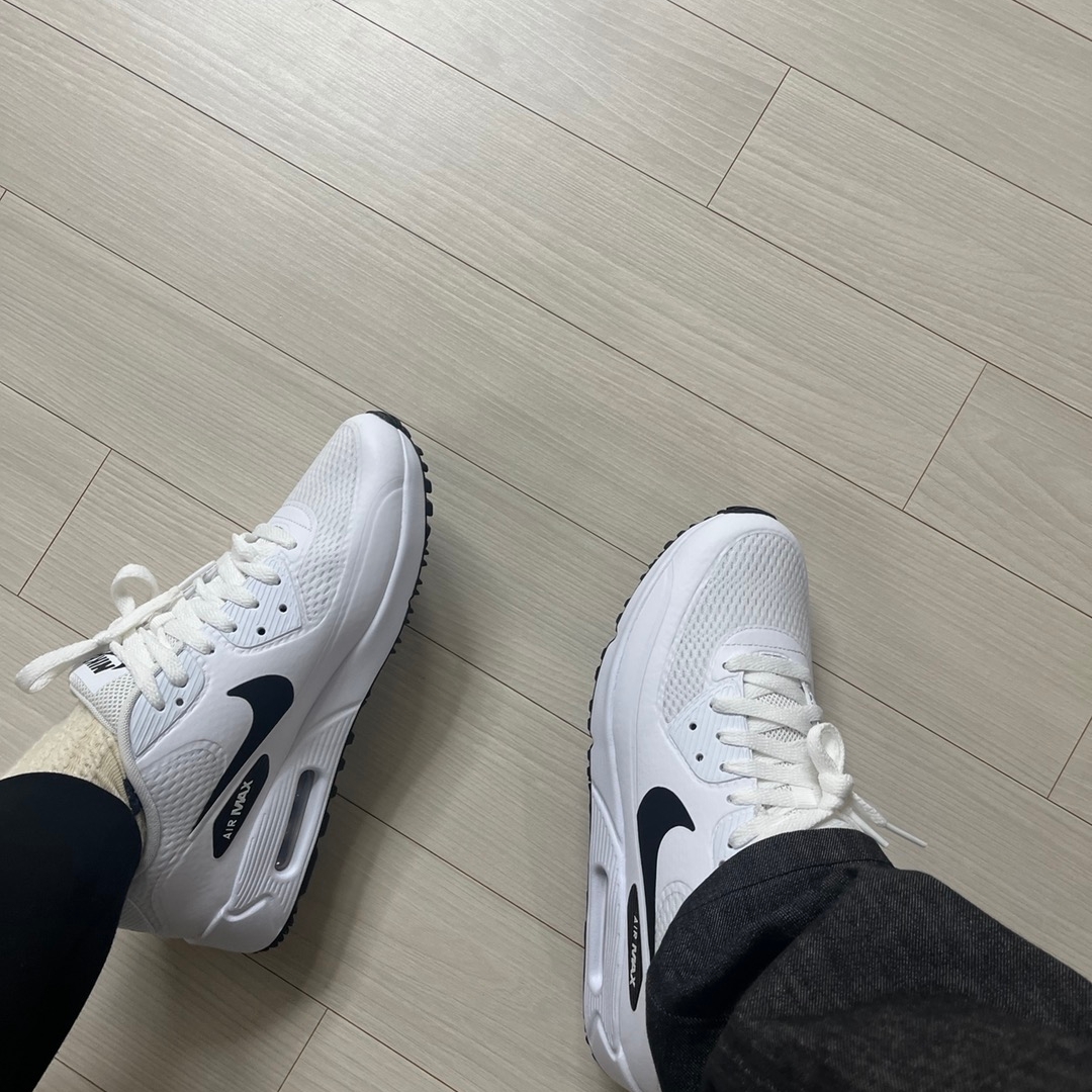 Nike Air Max 90 G White Black 착용 스타일