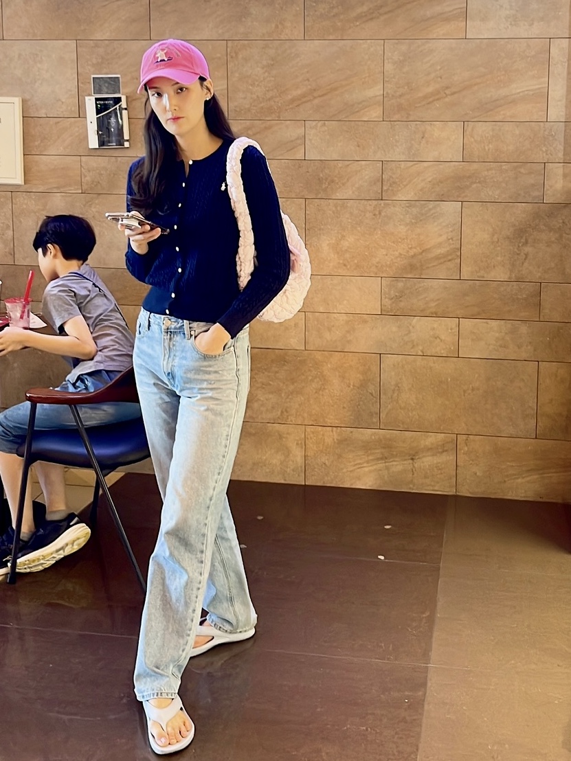 New Balance Flip Flop Light Blue, [30% 적립] Polo Ralph Lauren Children Mini Cable Cotton Cardigan Hunter Navy 착용 스타일 - 1
