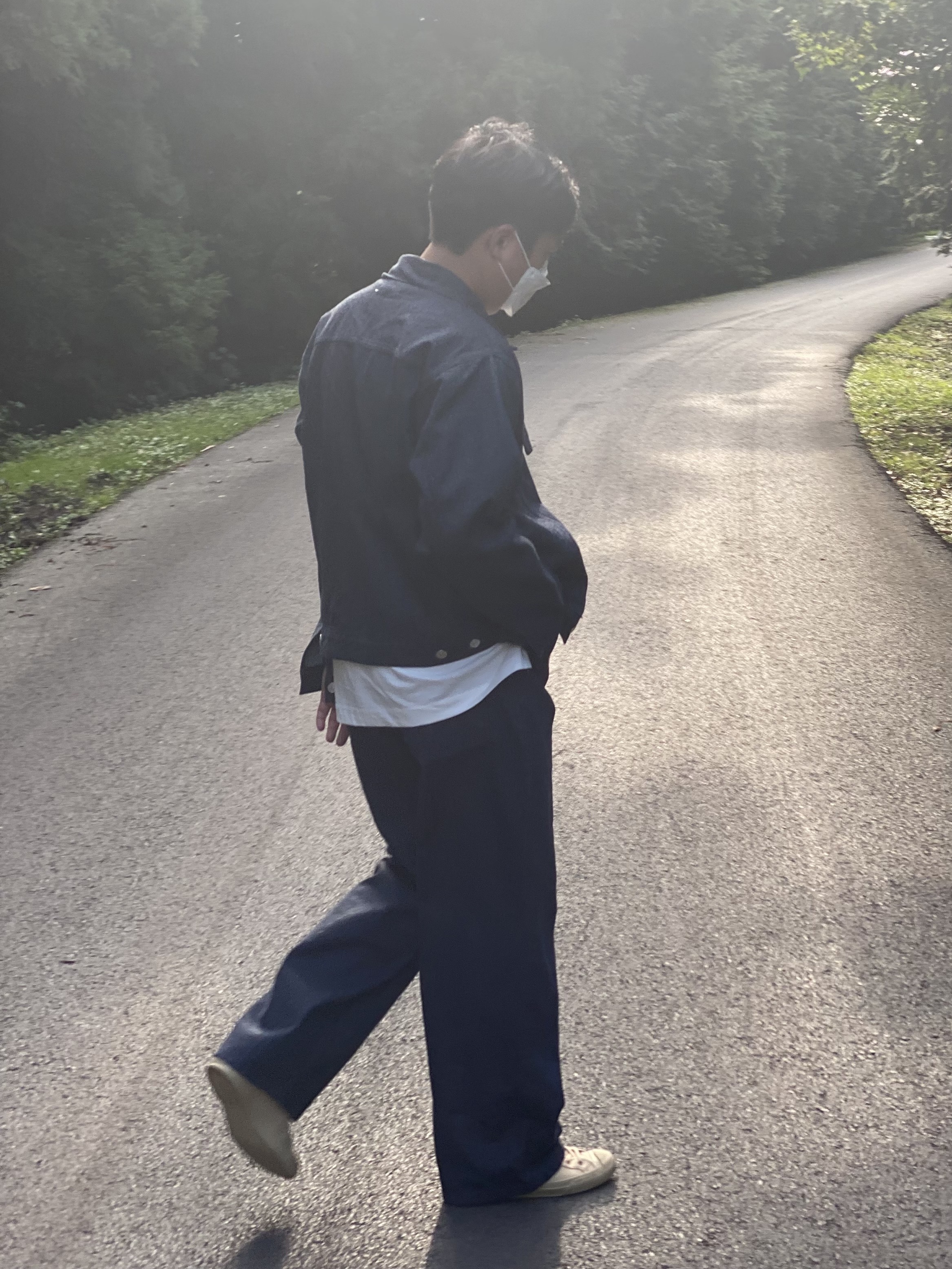 Moonstar x Studio Nicholson Merino Sneakers Dove 착용 스타일 - 1